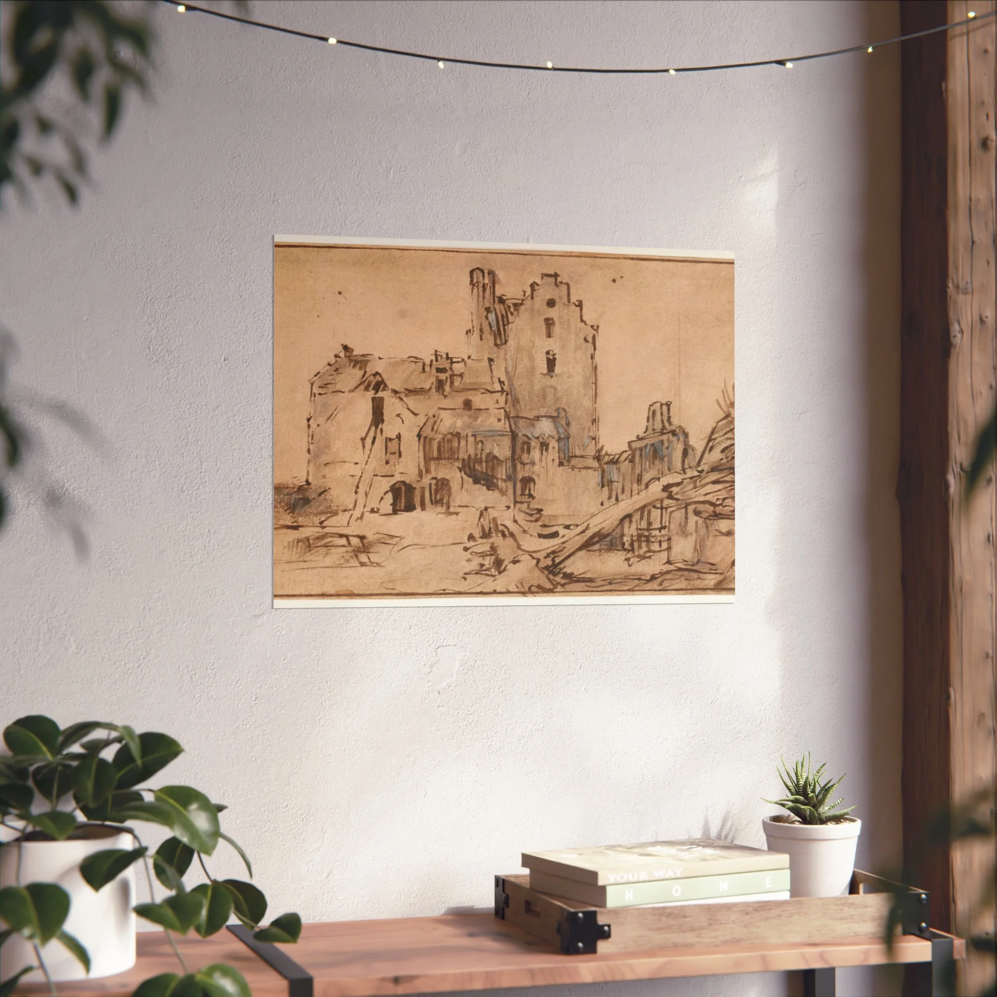 Rembrandt van Rijn - Kostverloren Castle in Decay | Fine Art Poster - Image 10