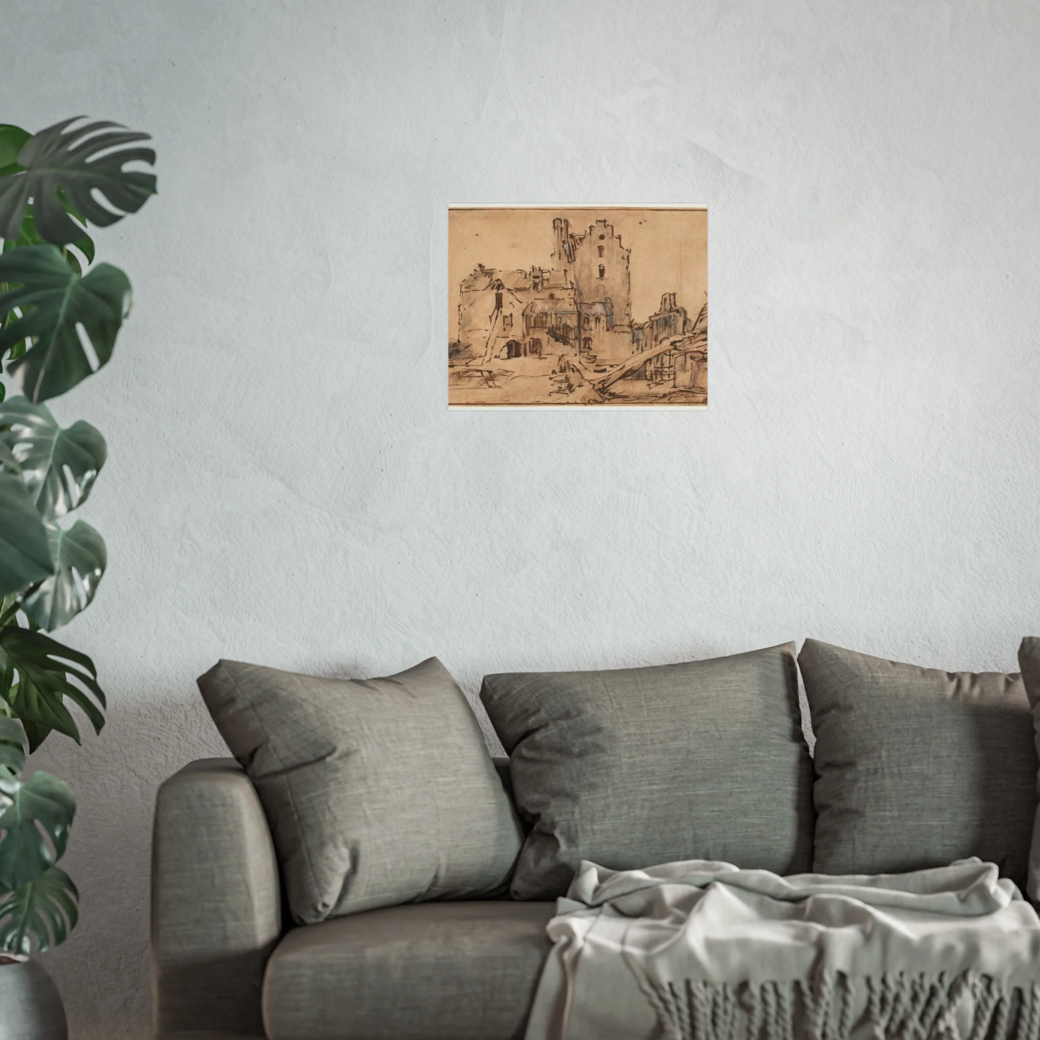 Rembrandt van Rijn - Kostverloren Castle in Decay | Fine Art Poster - Image 7