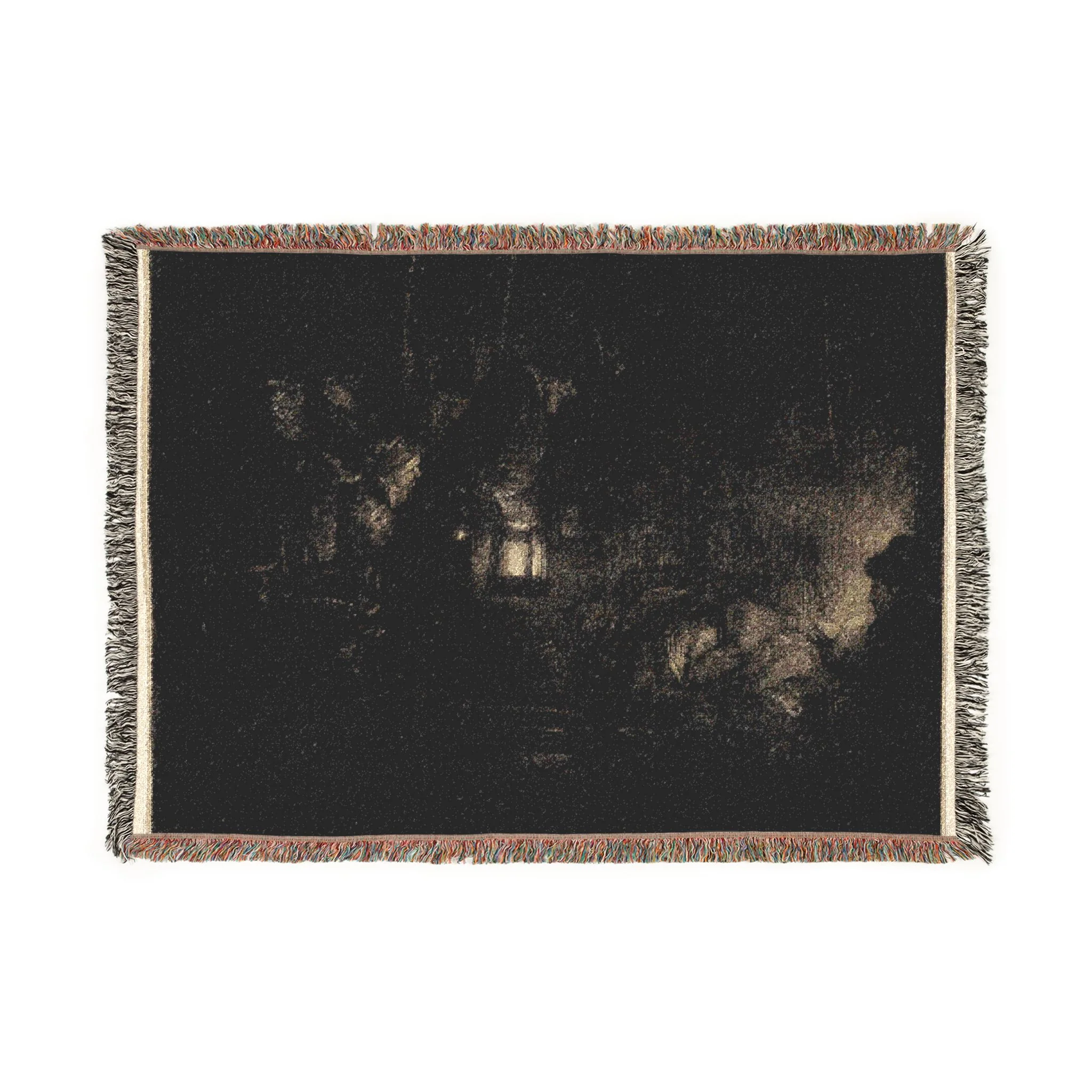 Rembrandt van Rijn - The Adoration of the Shepherds A Night Piece | Woven Tapestry Blanket