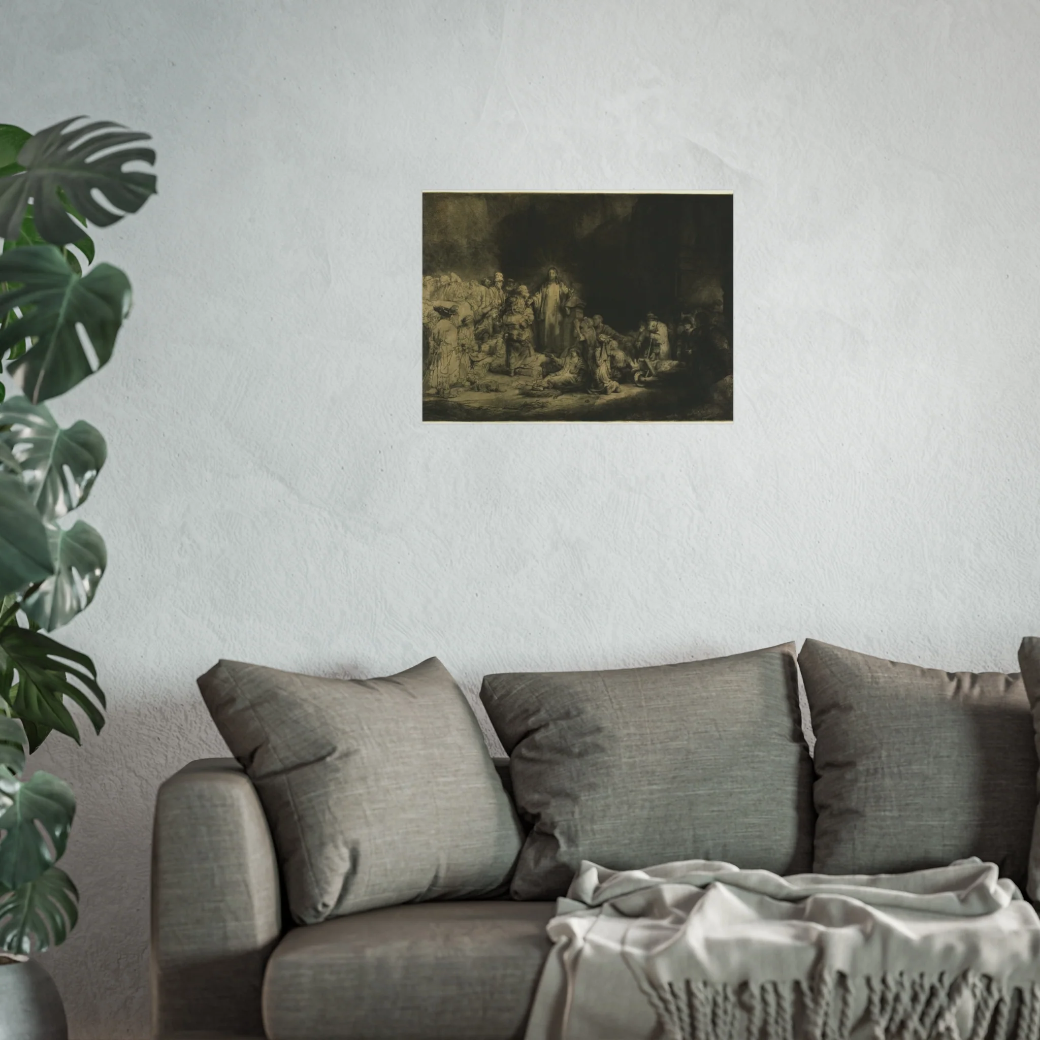 Rembrandt van Rijn - The Hundred Guilder Print | Fine Art Poster - Image 9