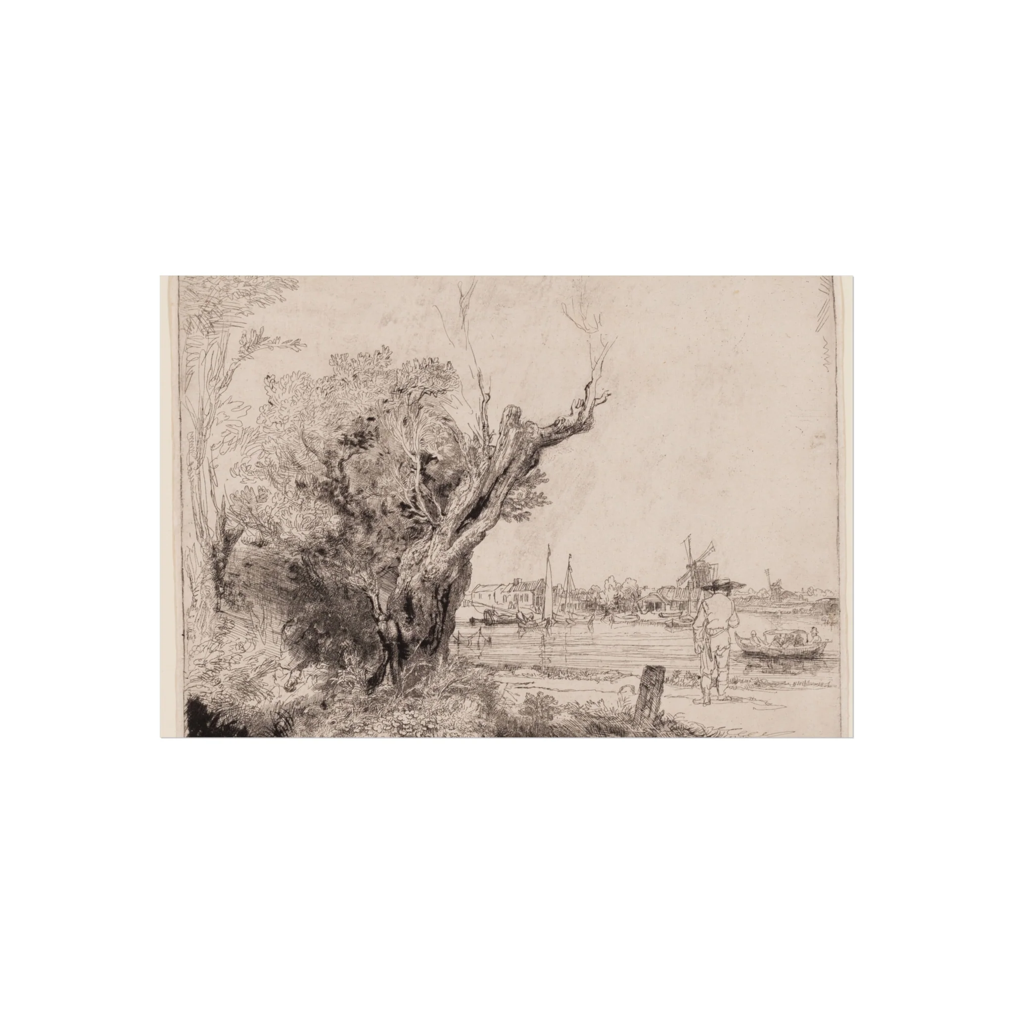 Rembrandt van Rijn - The Omval | Fine Art Poster - Image 4