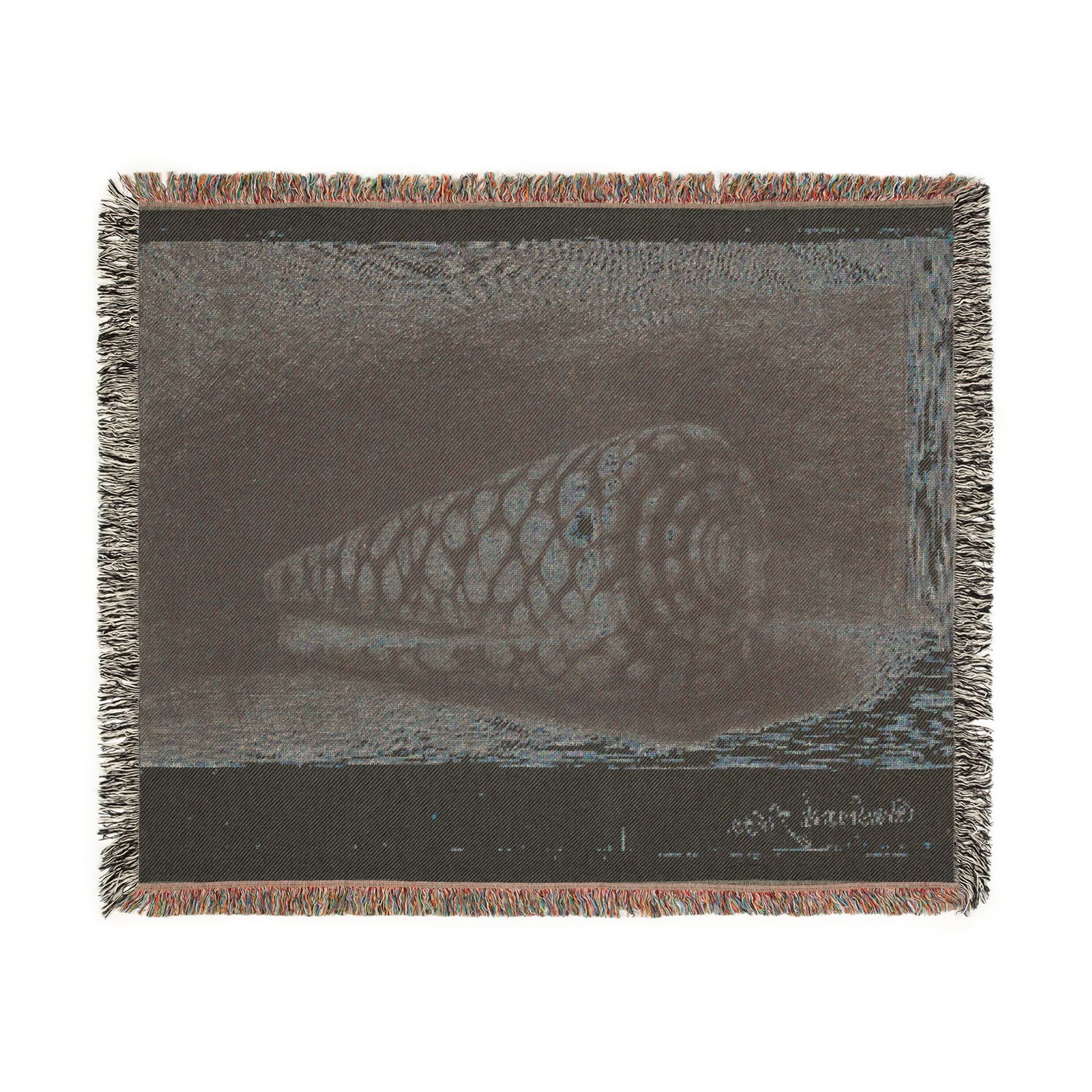 Rembrandt van Rijn - The Shell | Woven Tapestry Blanket - Image 8