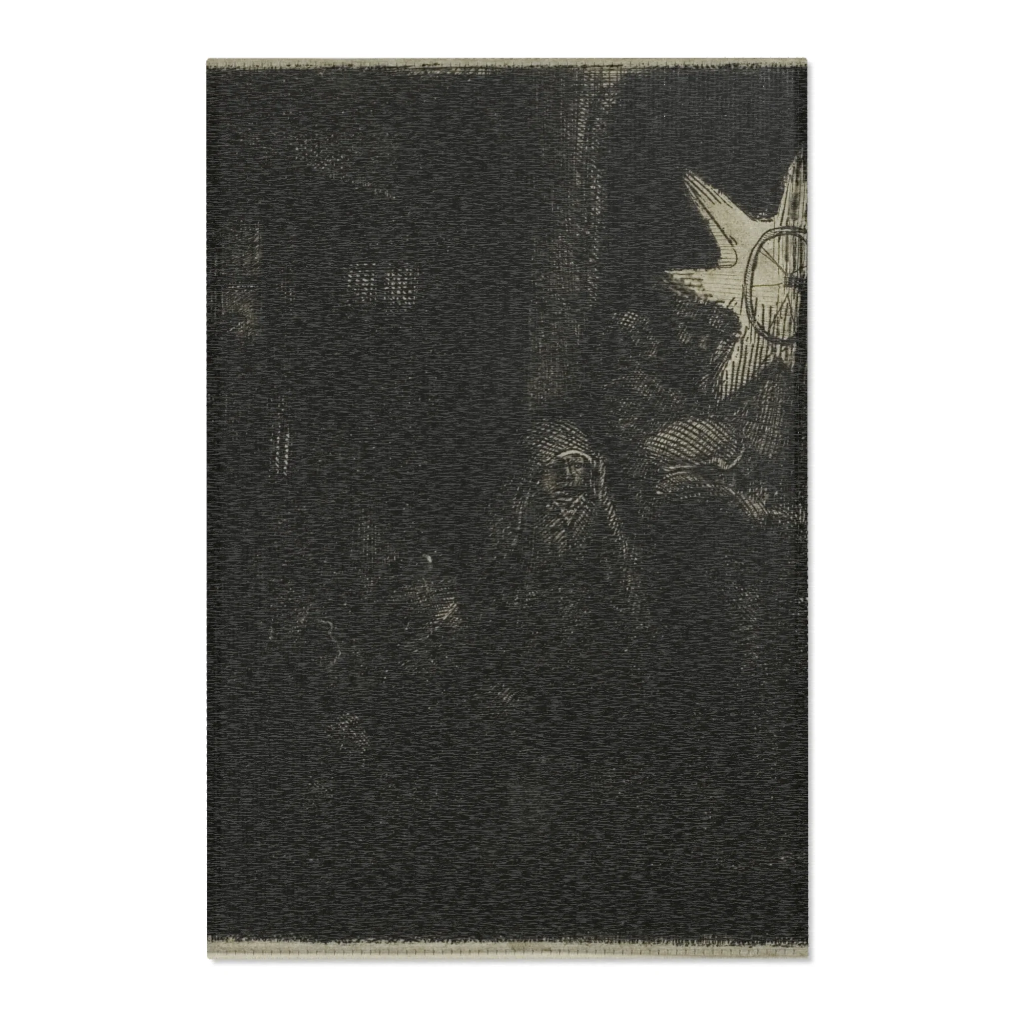 Rembrandt van Rijn - The Star of the Kings A Night Piece | Area Rug