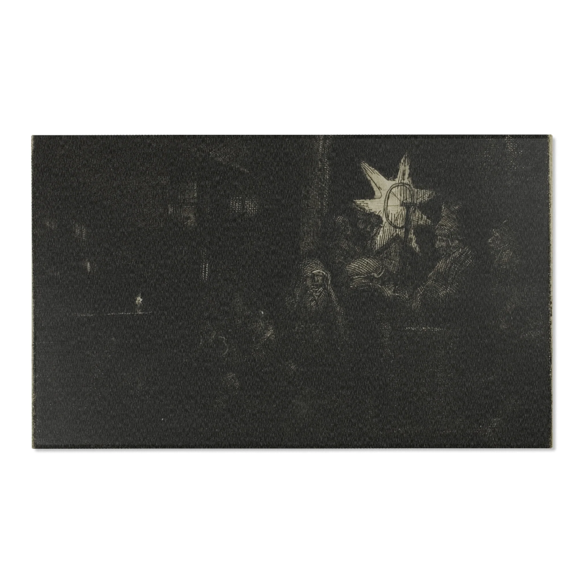 Rembrandt van Rijn - The Star of the Kings A Night Piece | Area Rug - Image 5