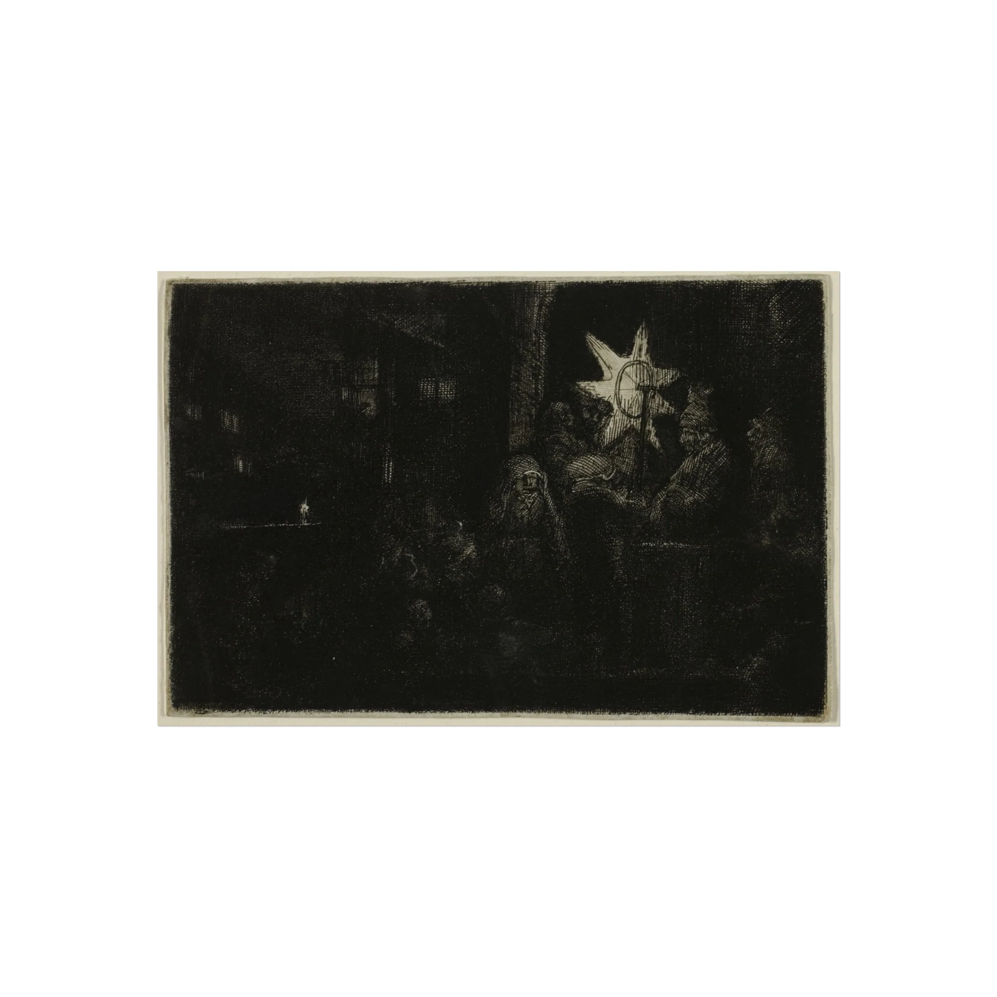Rembrandt van Rijn - The Star of the Kings A Night Piece | Fine Art Poster - Image 4