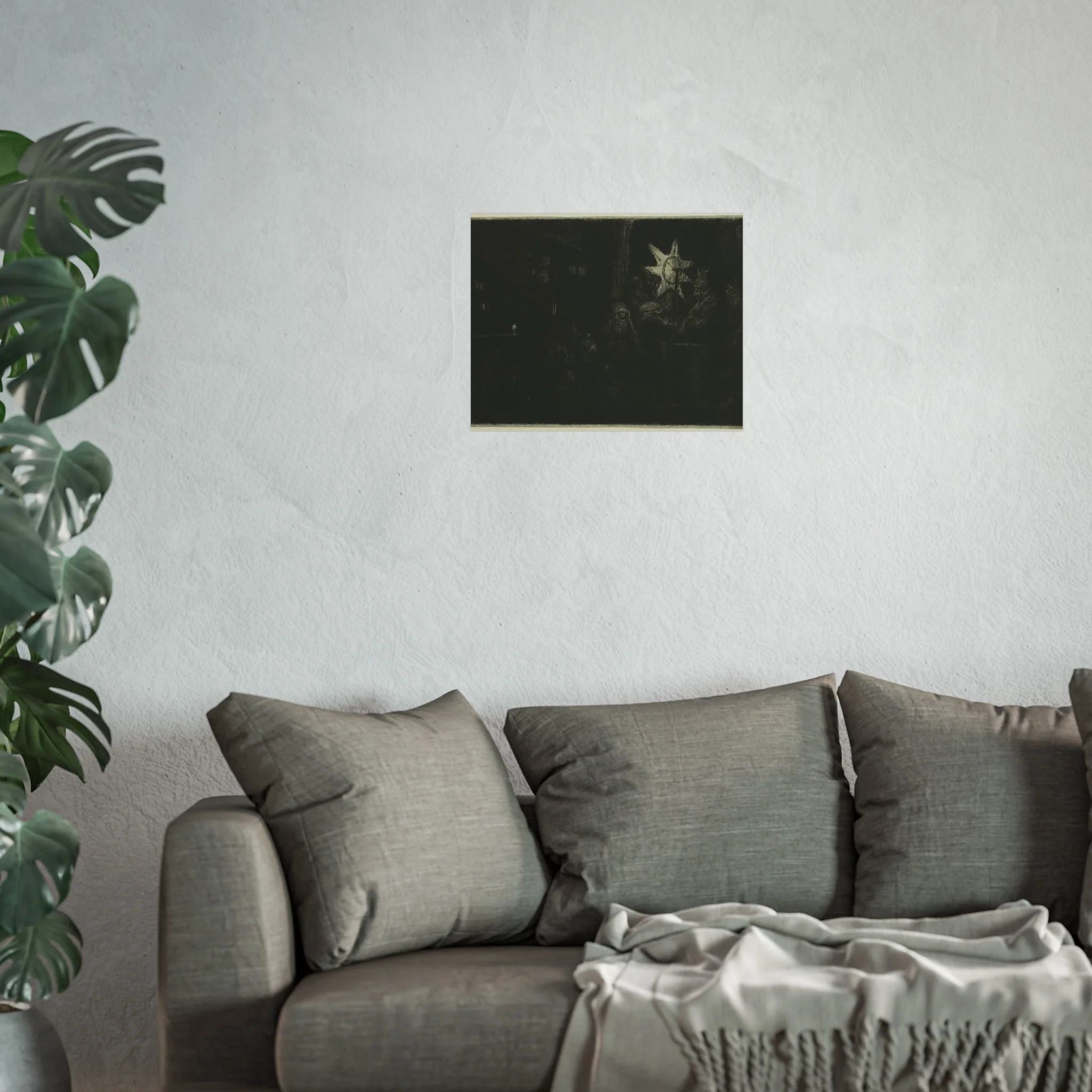 Rembrandt van Rijn - The Star of the Kings A Night Piece | Fine Art Poster - Image 7