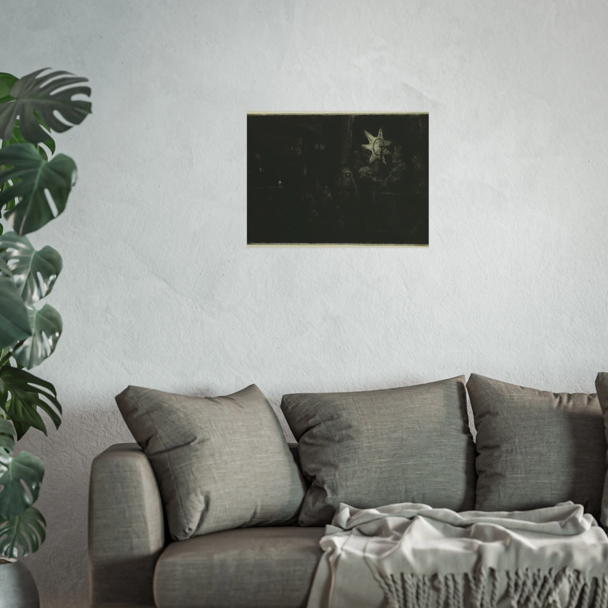 Rembrandt van Rijn - The Star of the Kings A Night Piece | Fine Art Poster - Image 9