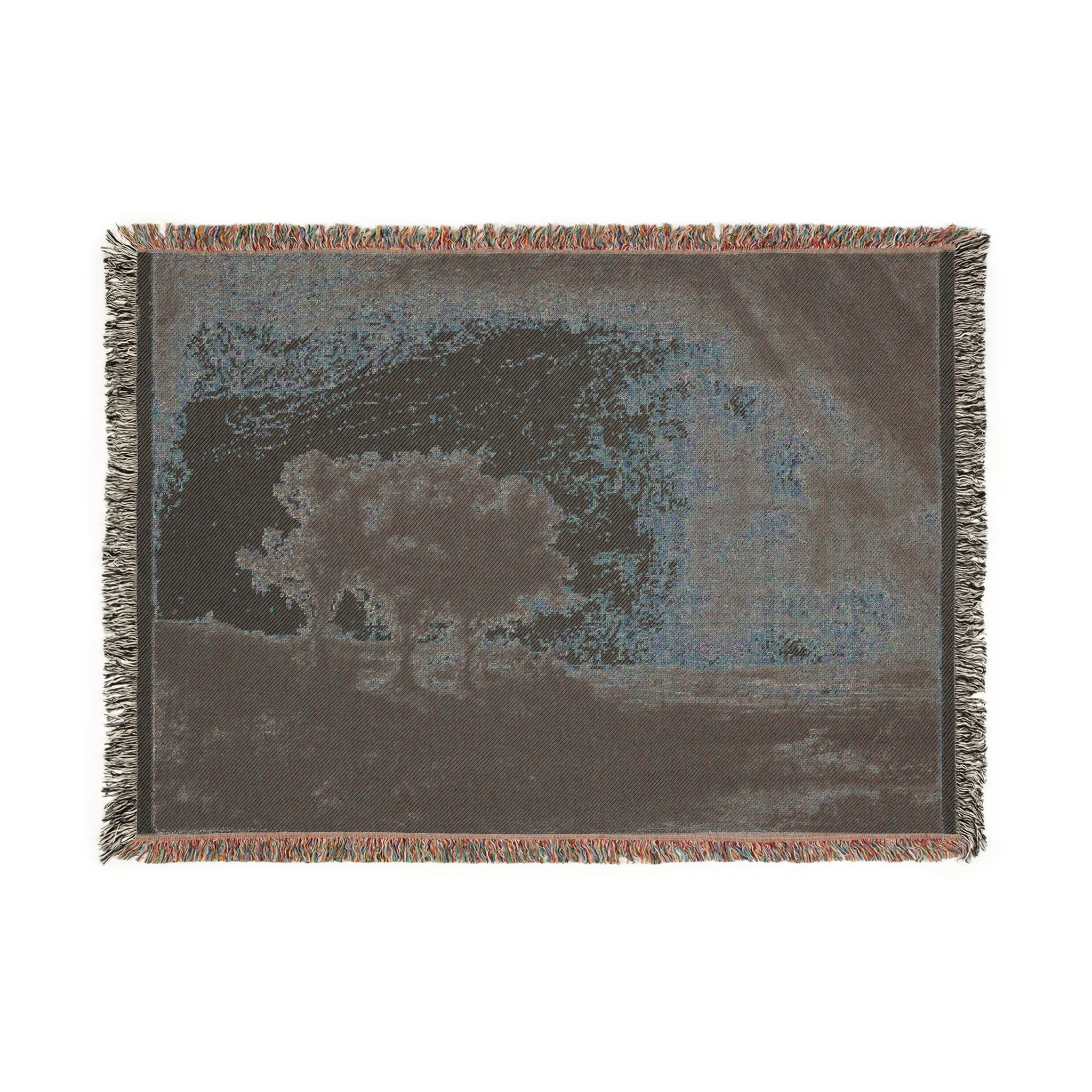 Rembrandt van Rijn - The Three Trees | Woven Tapestry Blanket - Image 4