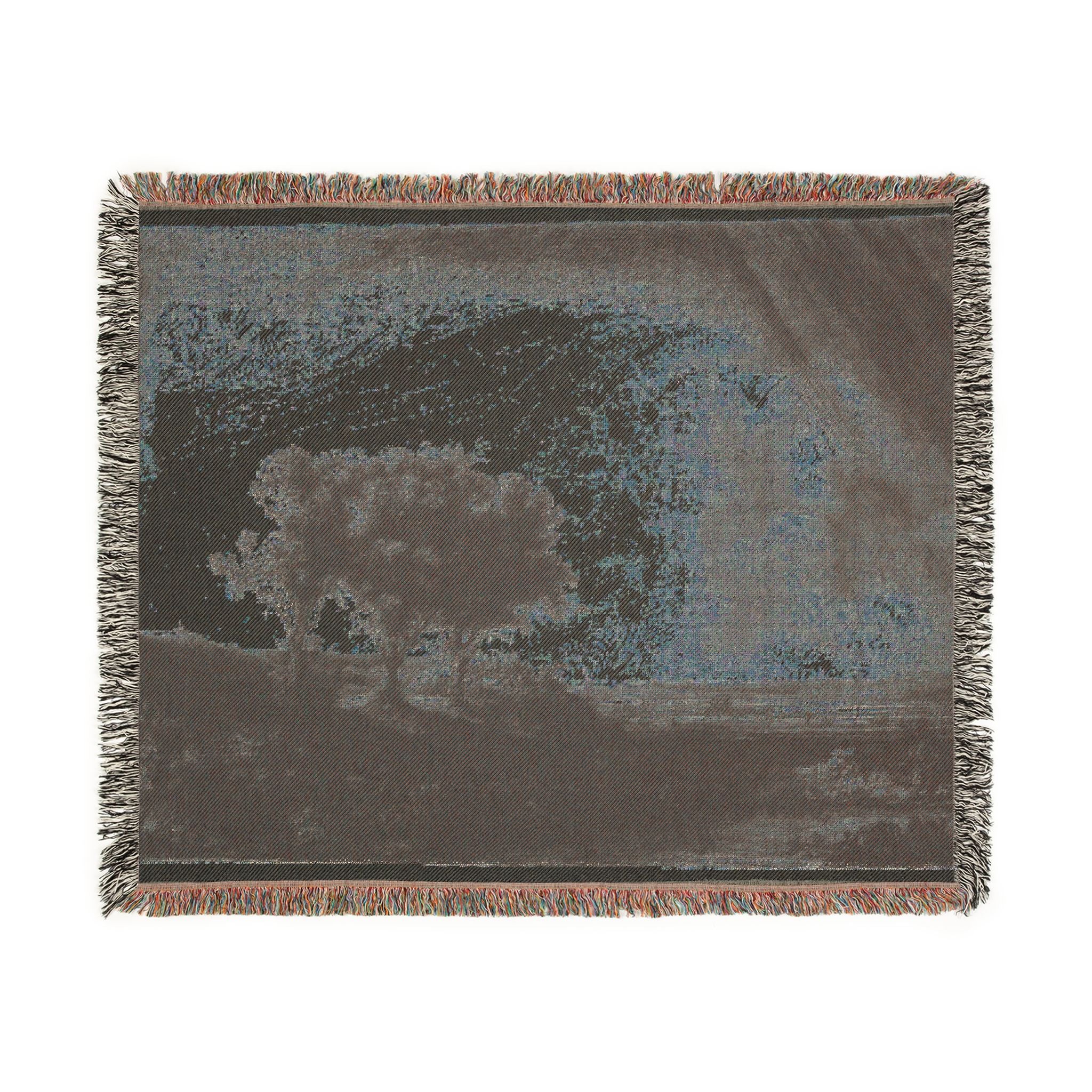 Rembrandt van Rijn - The Three Trees | Woven Tapestry Blanket - Image 8