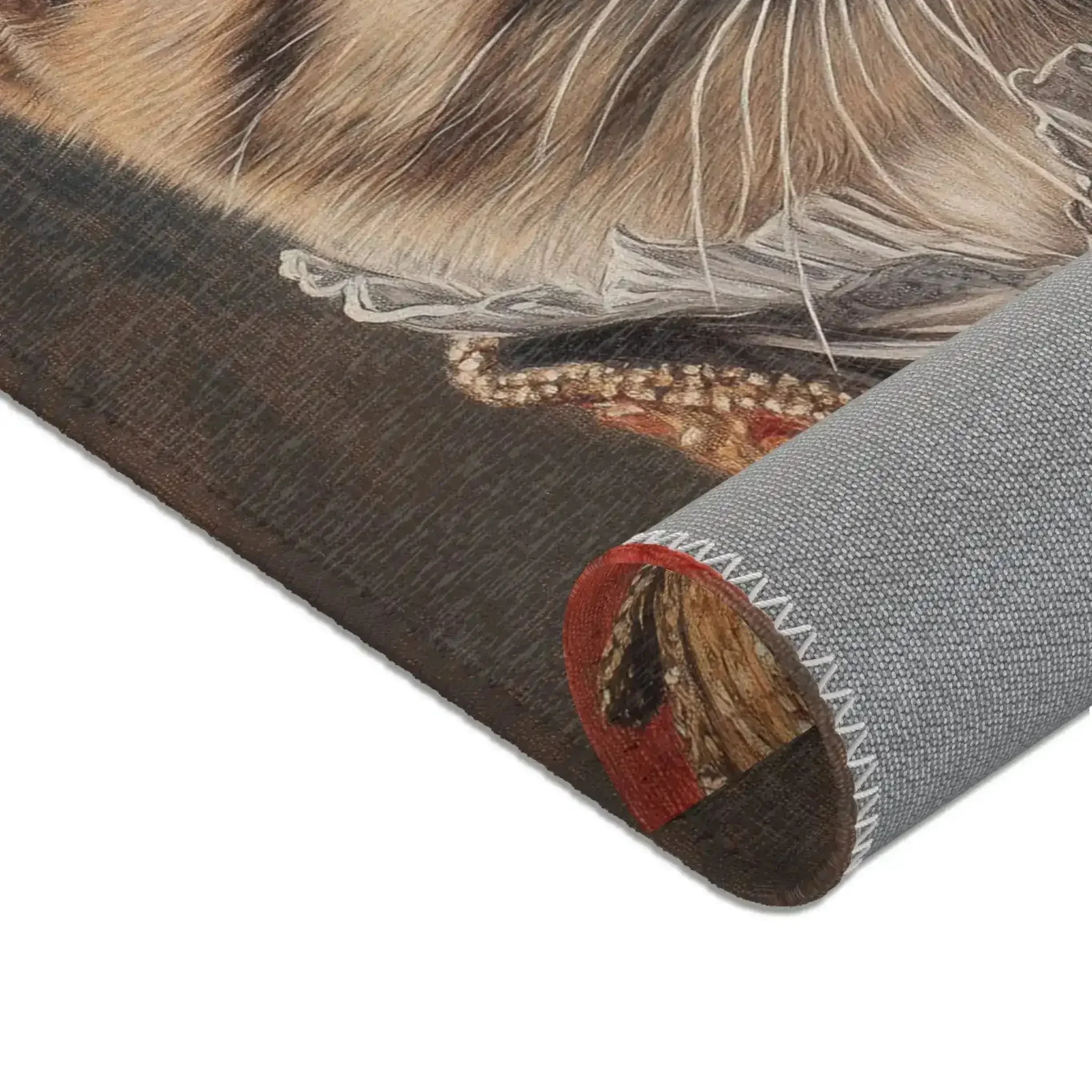 Renaissance Cat in Couture - Luxury Accent Rug - Image 7