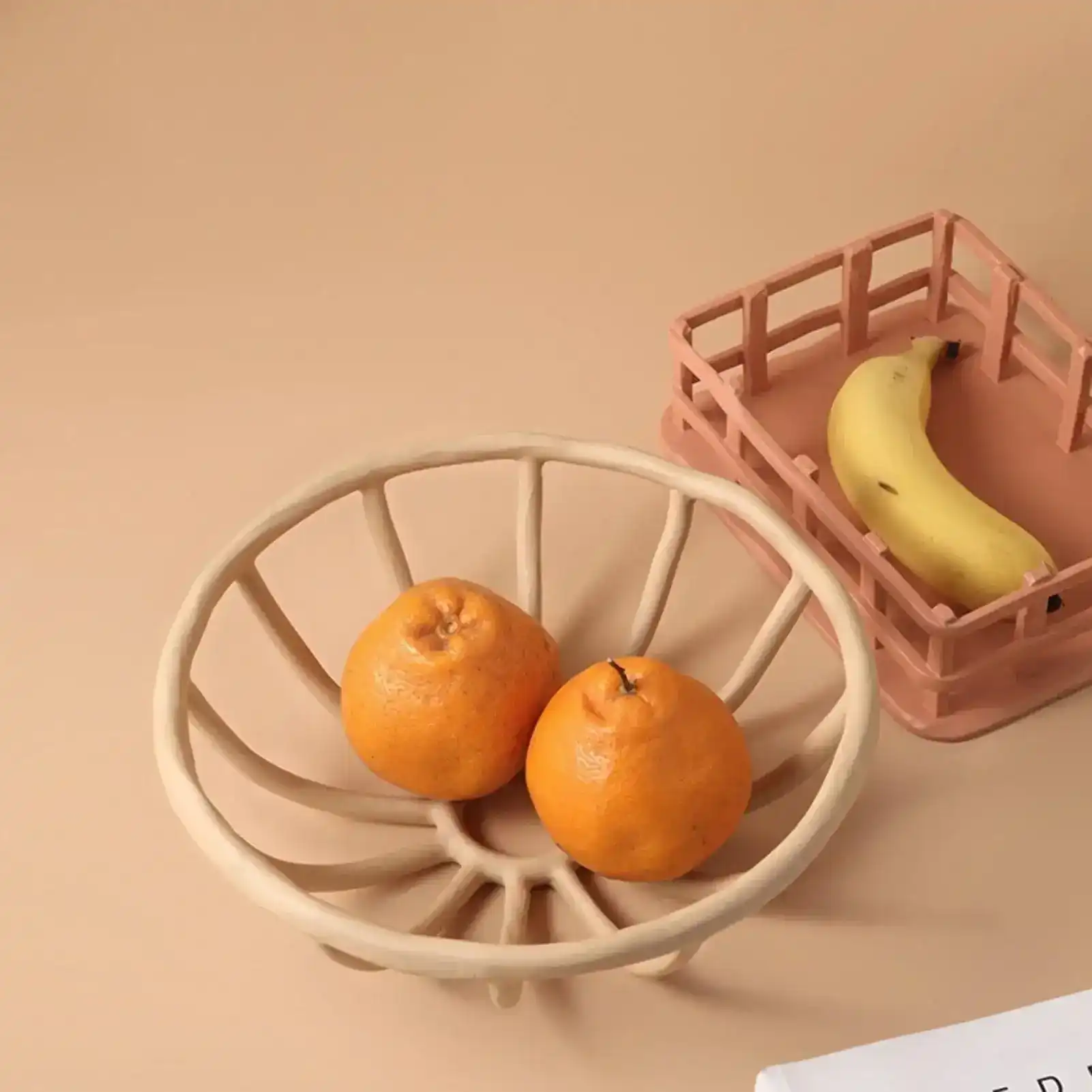 Resin Hollow Fruit Basket - Image 3