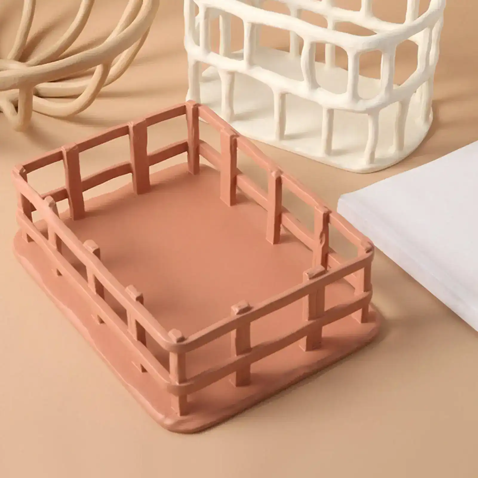Resin Hollow Fruit Basket - Image 4