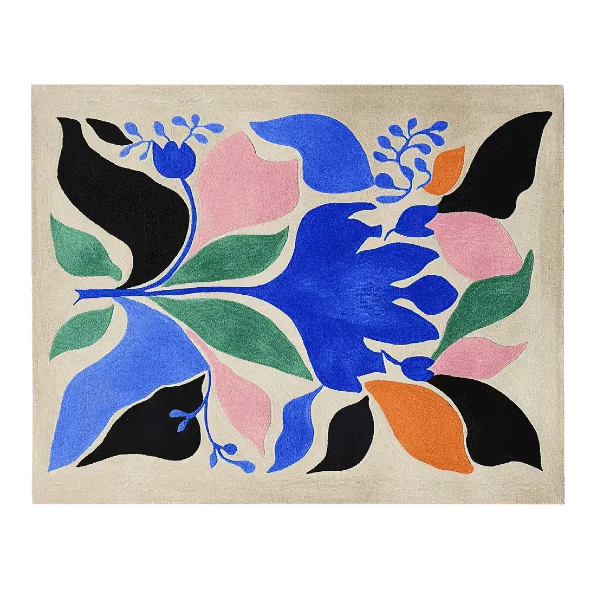 Retro Dream Bloom Hand Tufted Rug - Image 3