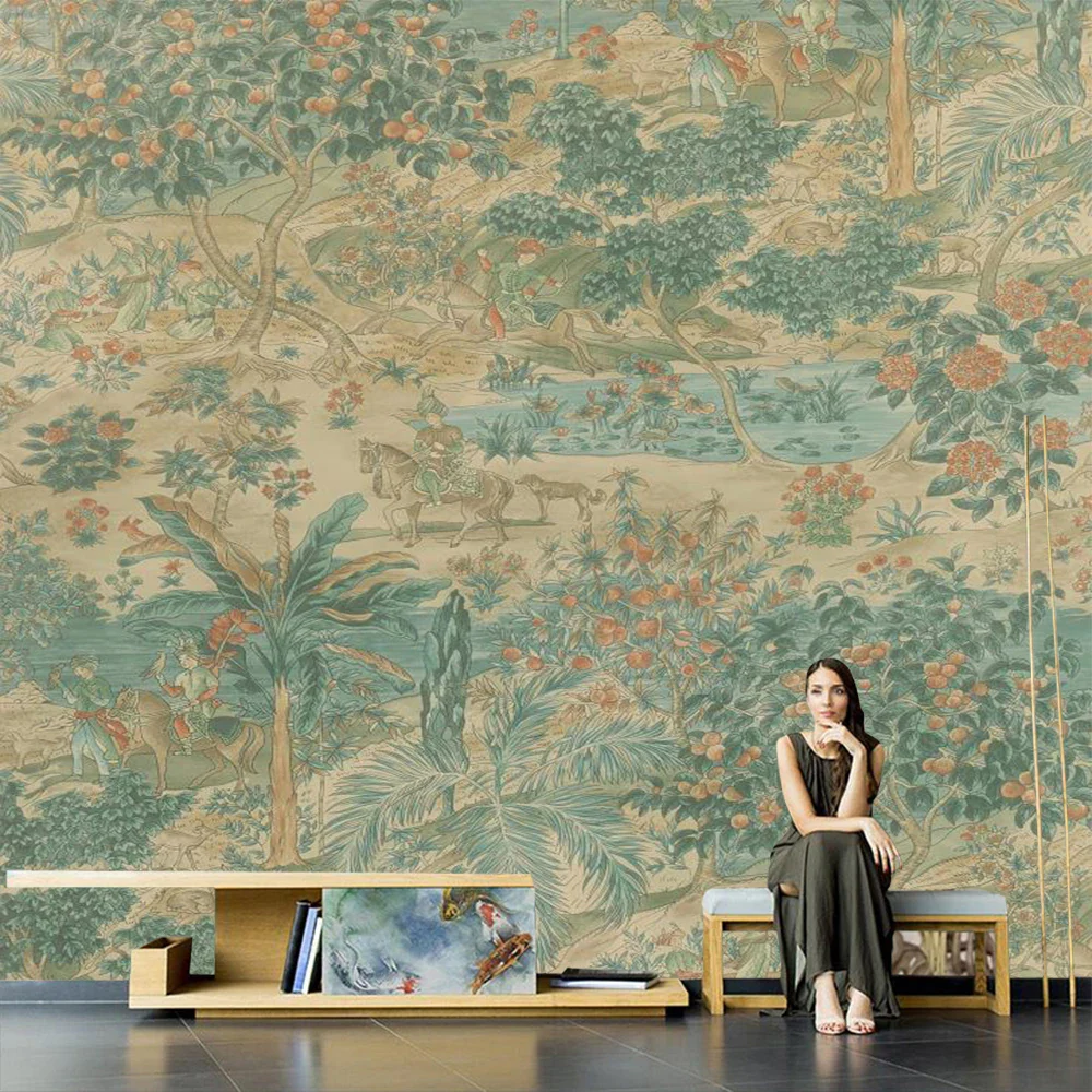 Retro French Mural - Image 3