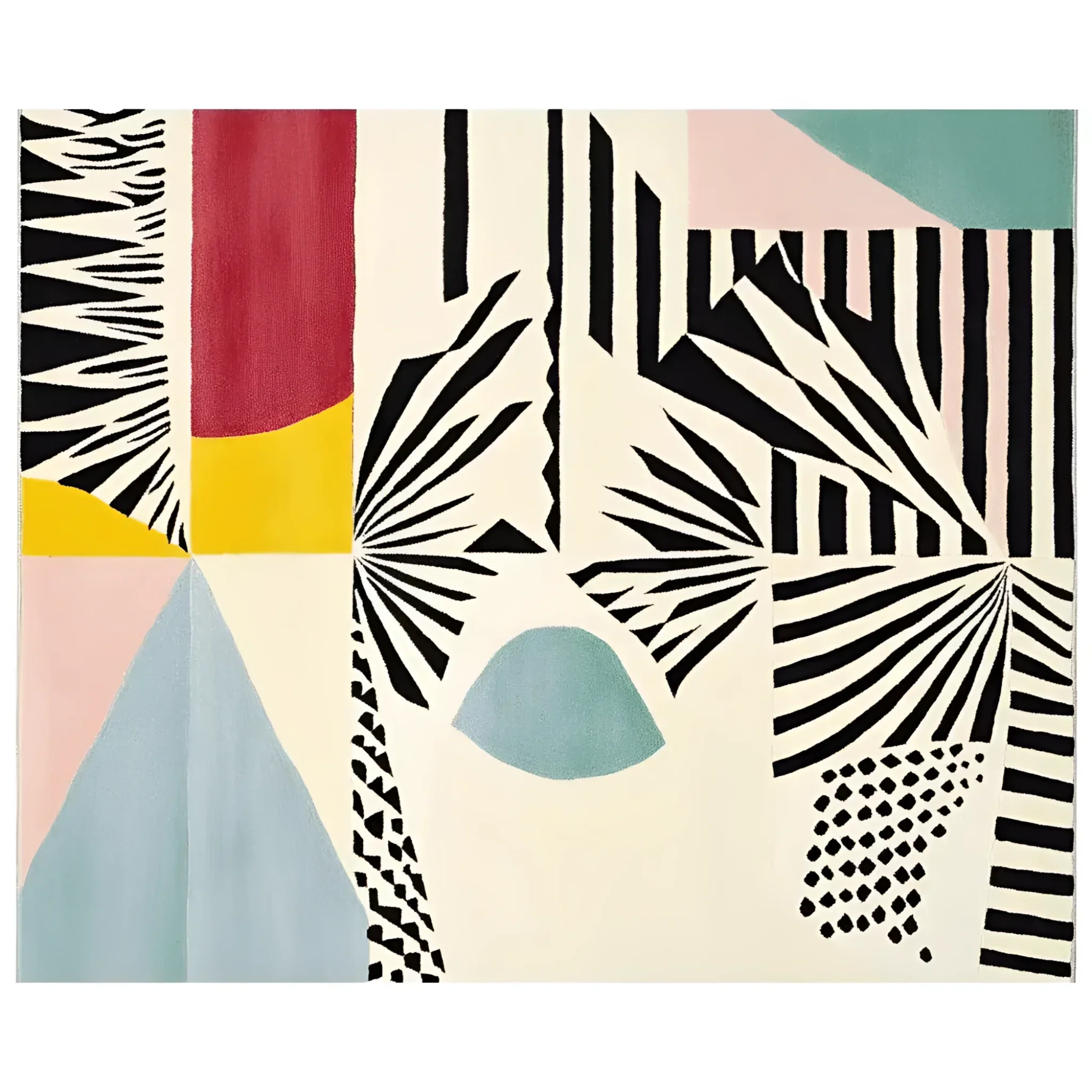 Retro Glitch Hand Tufted Rug - Image 3