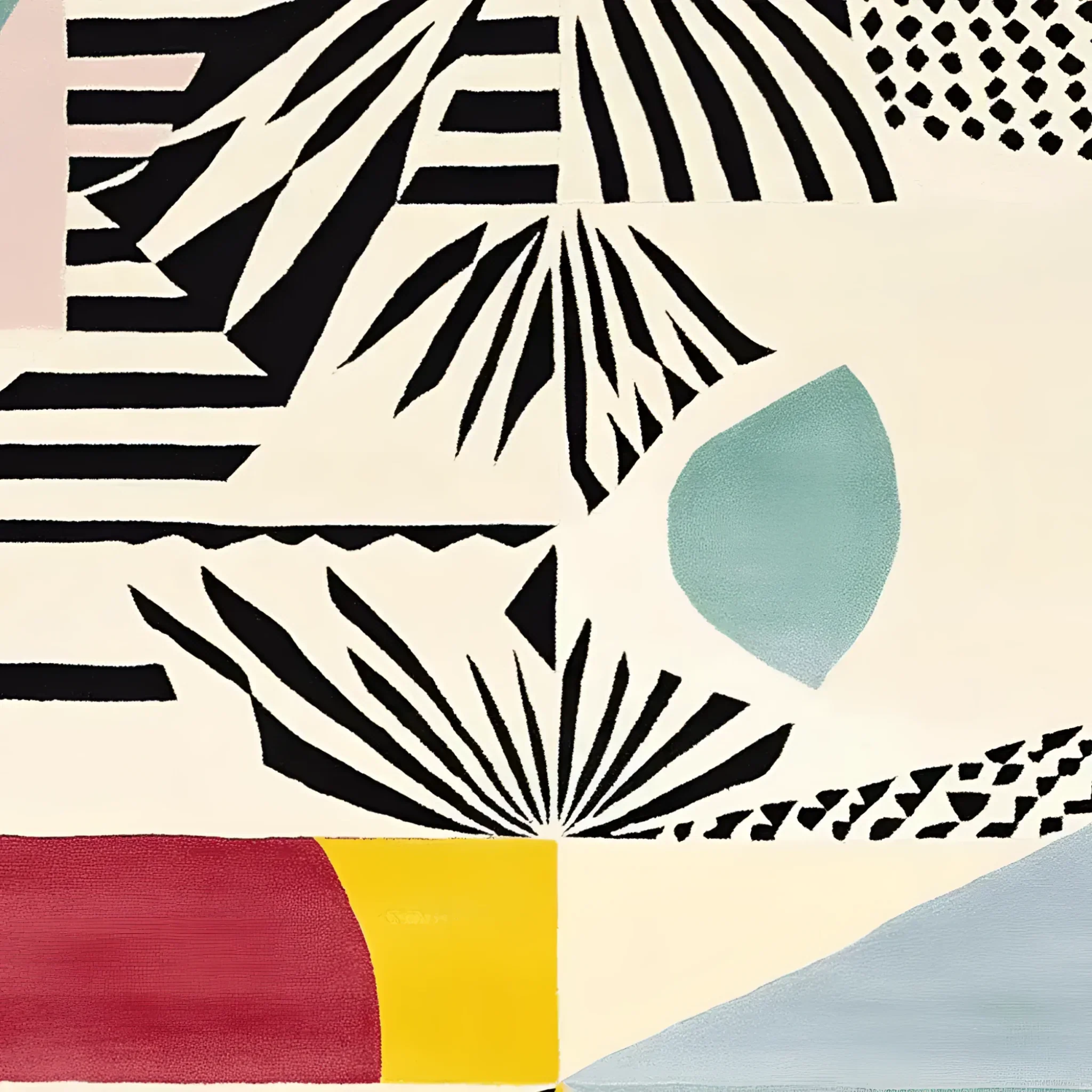 Retro Glitch Hand Tufted Rug - Image 4