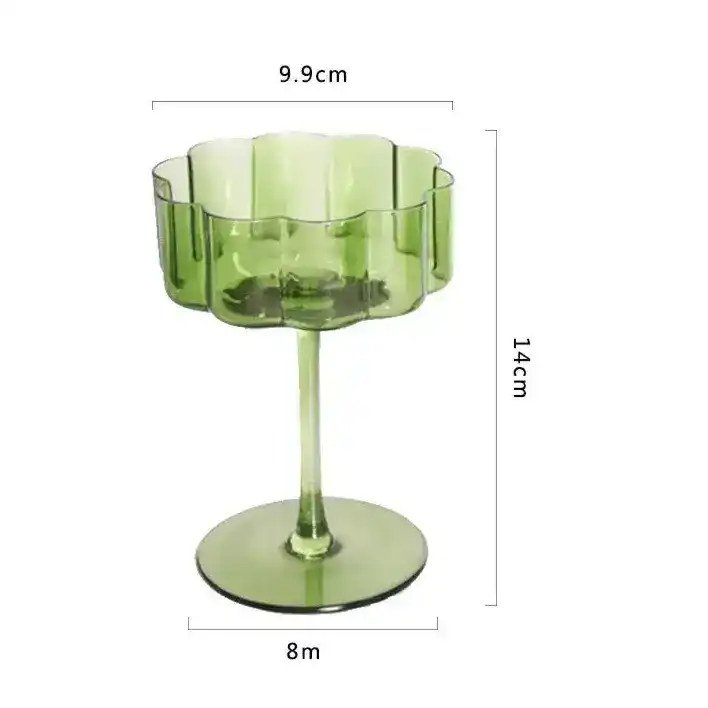 Retro Petal Goblet Wine Glass - Image 6