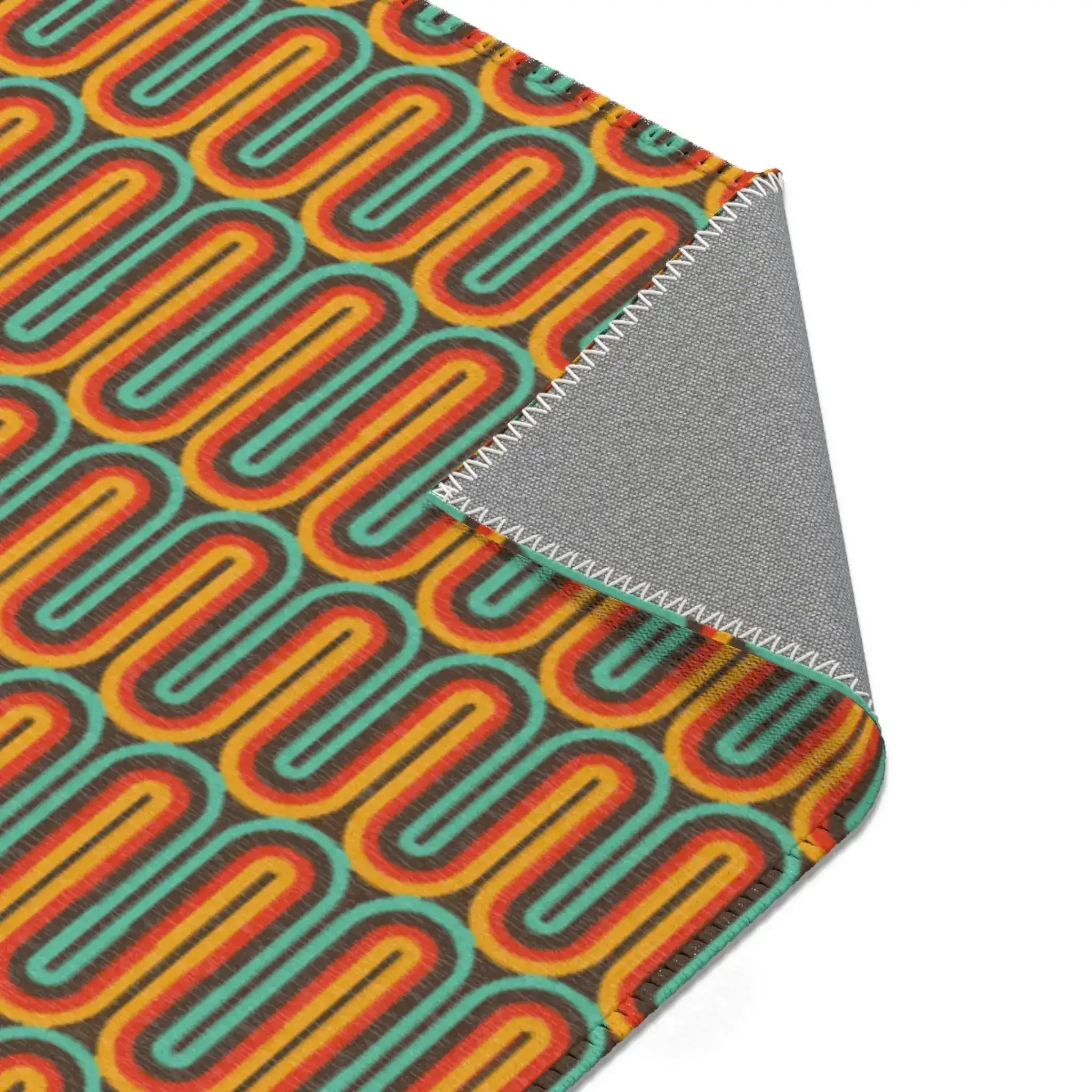 Retro Rainbow Groove Accent Rug - Image 6