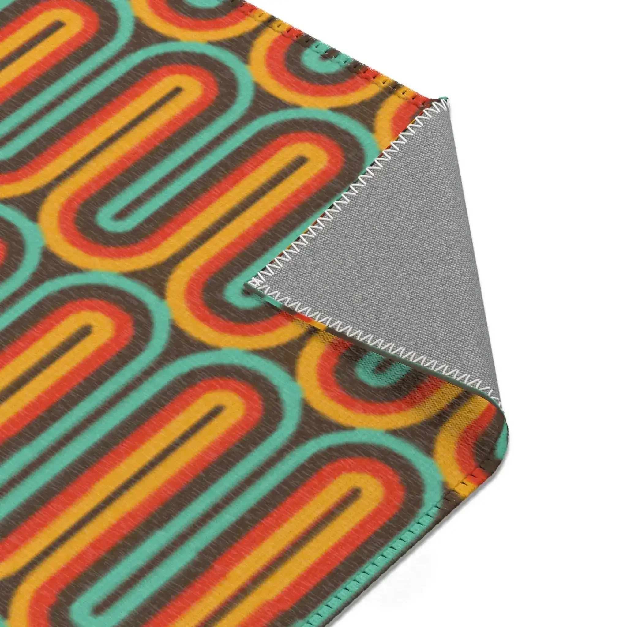 Retro Rainbow Groove Accent Rug - Image 8