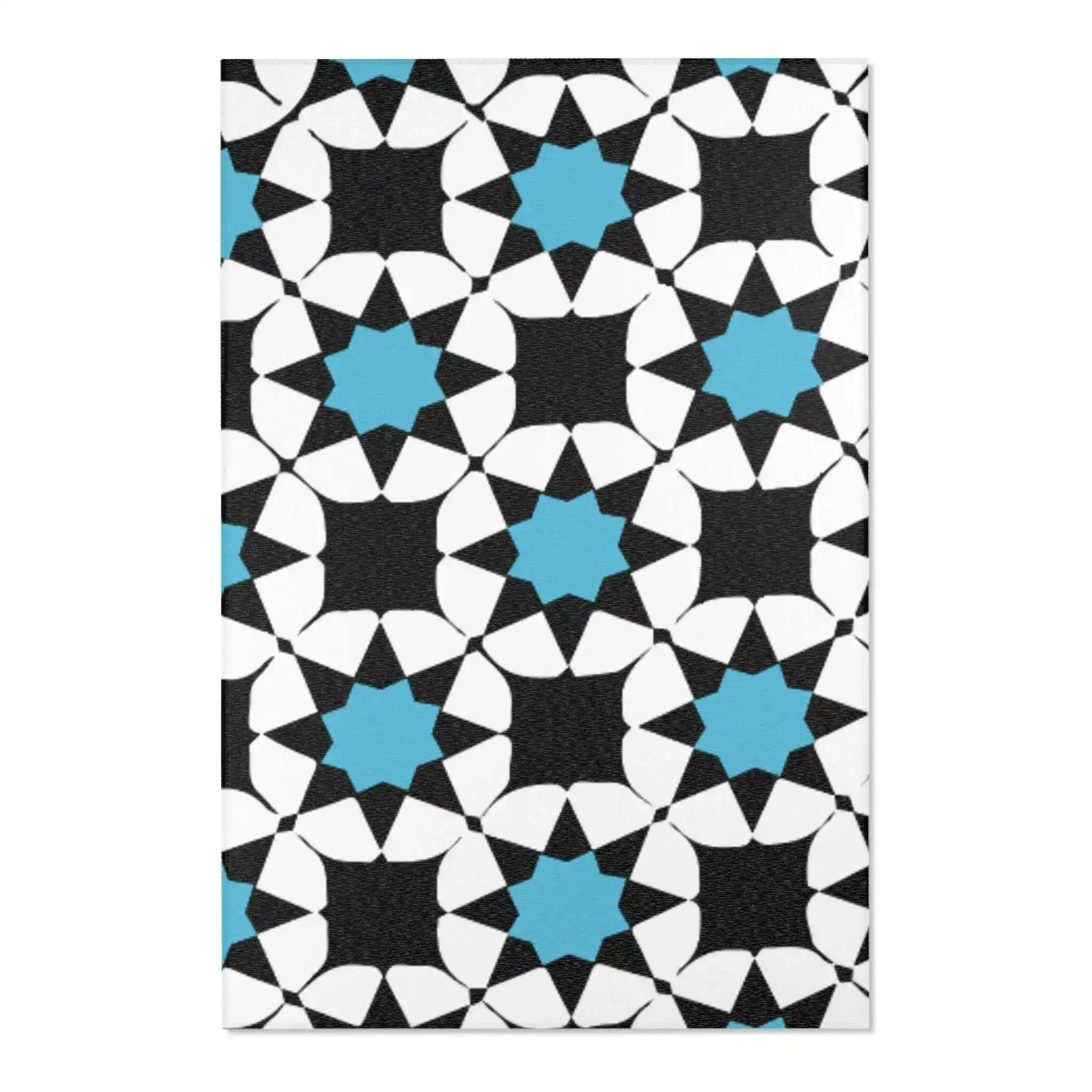 Retro Starburst Geometric Accent Rug - Image 3