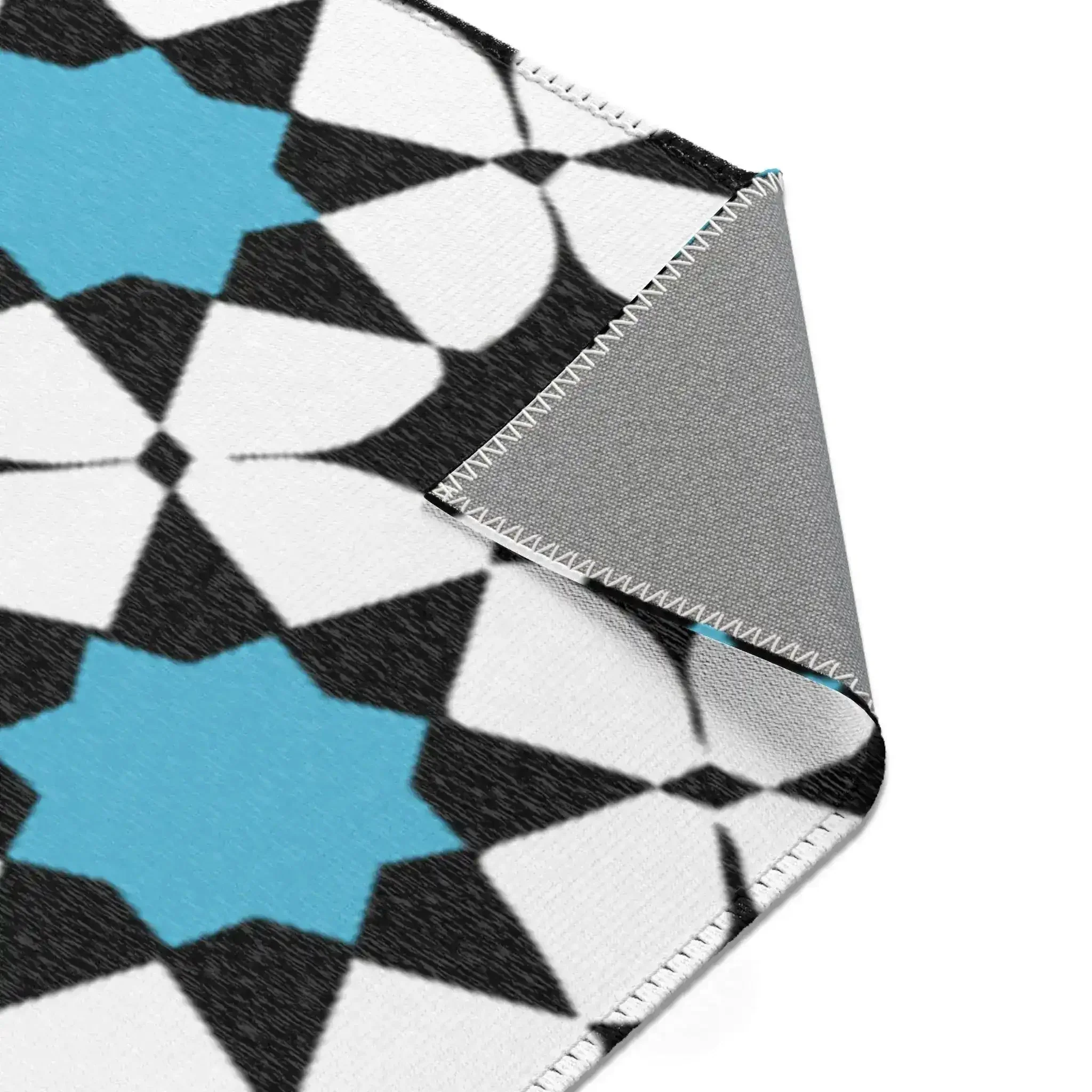 Retro Starburst Geometric Accent Rug - Image 5