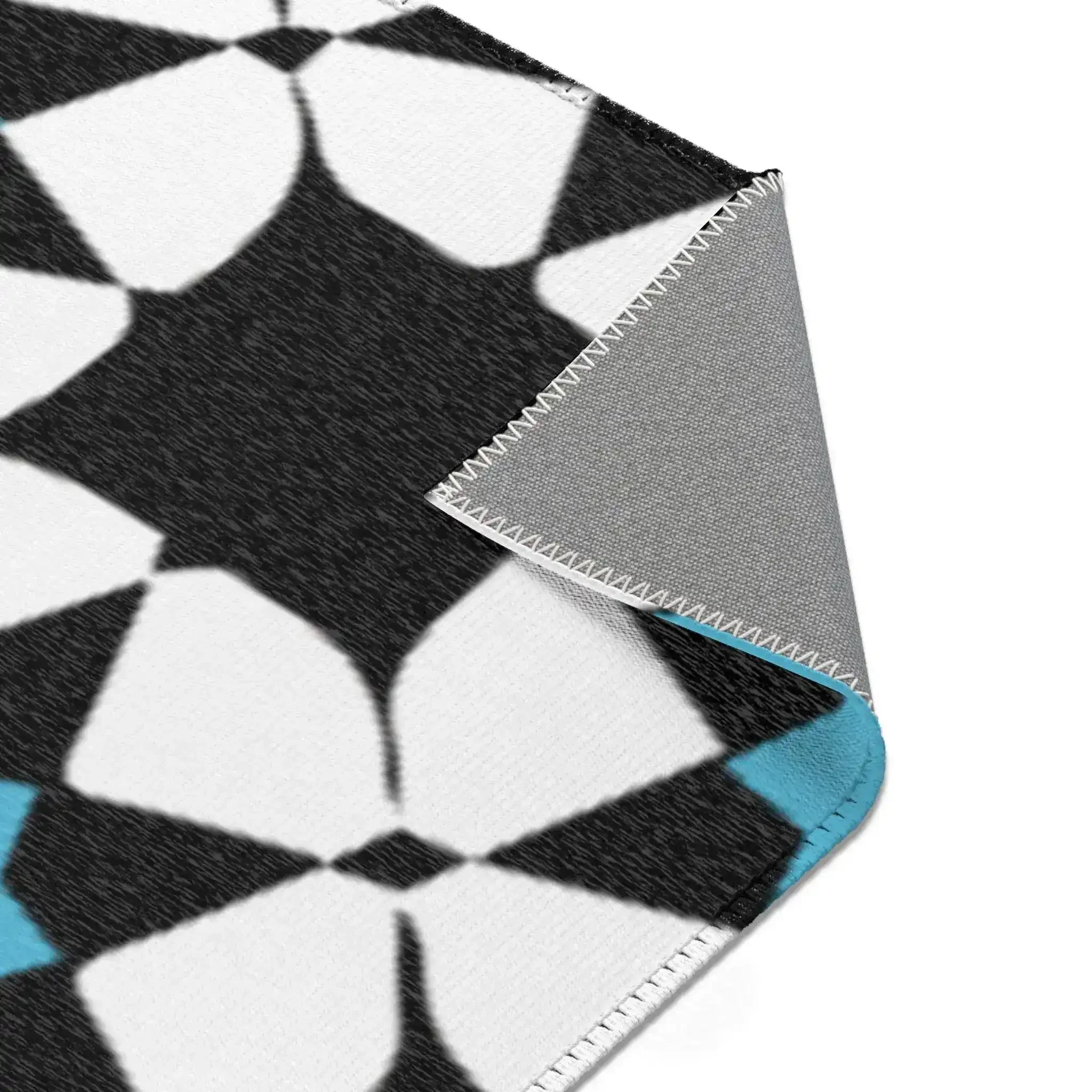Retro Starburst Geometric Accent Rug - Image 8