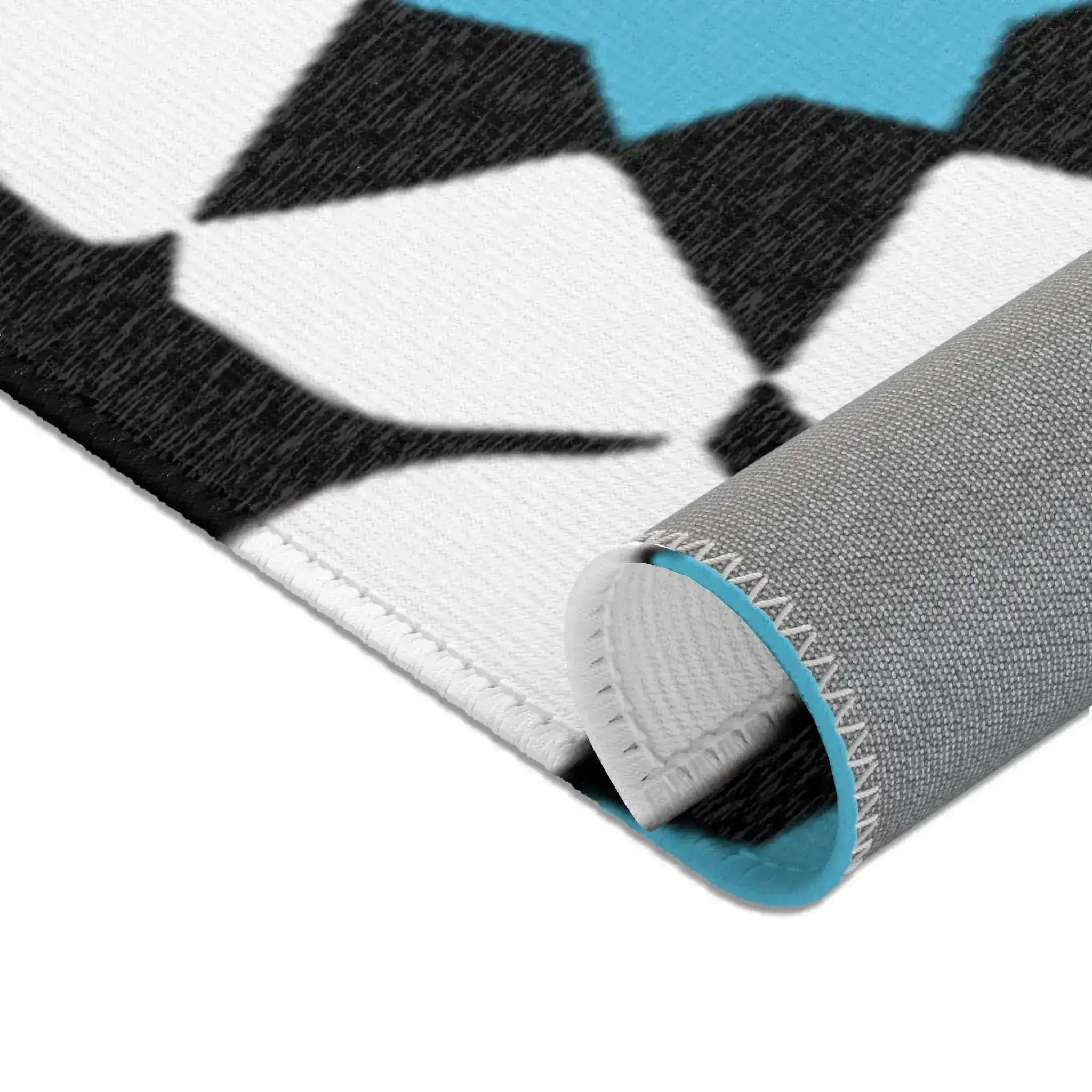 Retro Starburst Geometric Accent Rug - Image 9
