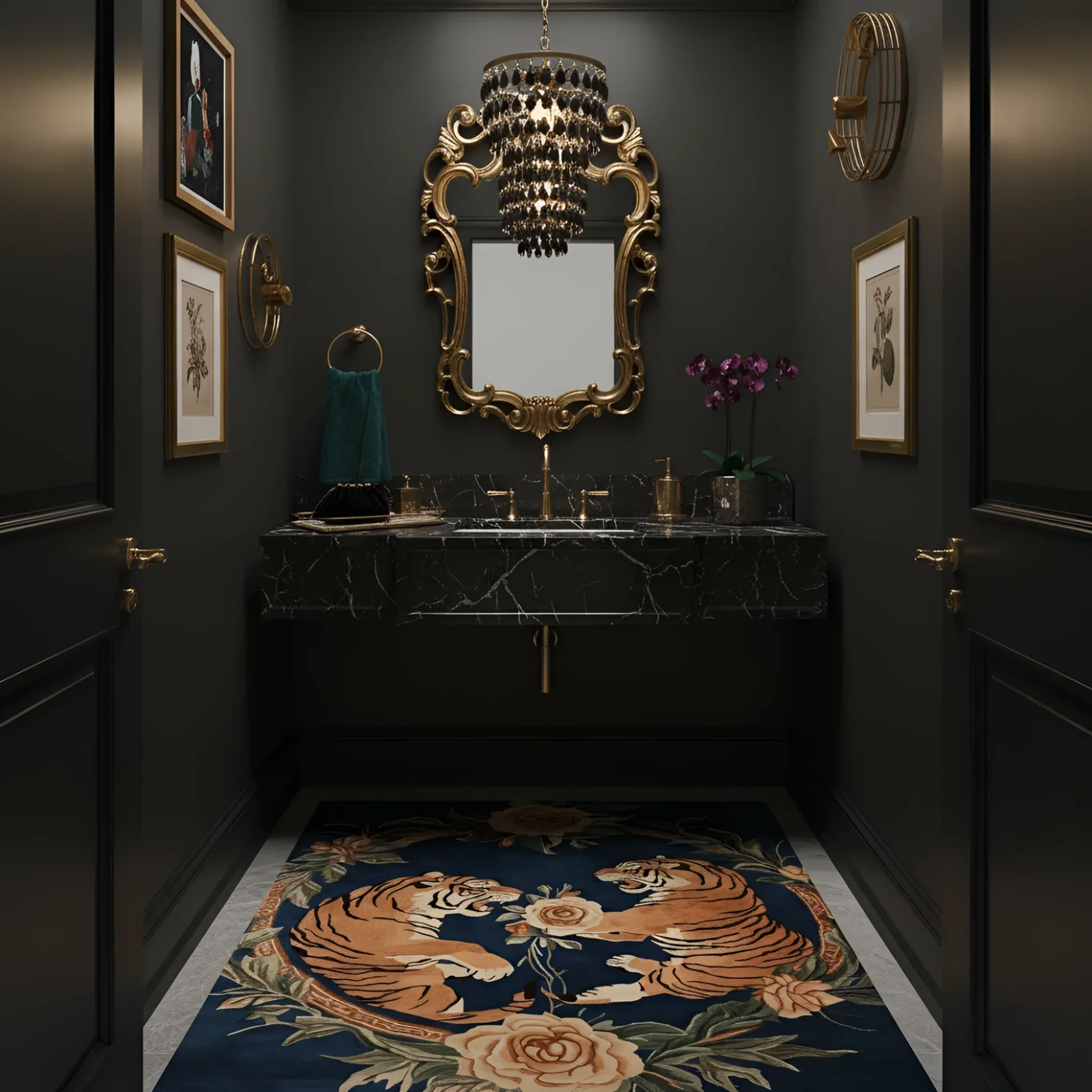 Roaring Rivalry Hand Tufted Rug - Image 2