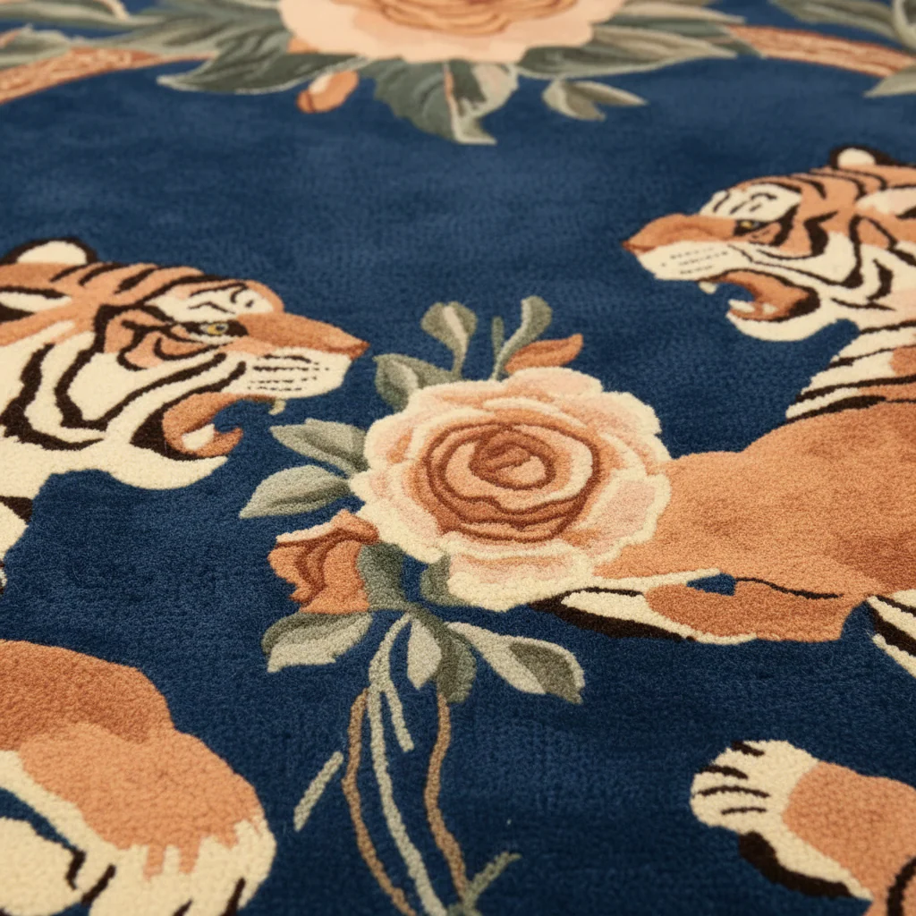 Roaring Rivalry Hand Tufted Rug - Image 4