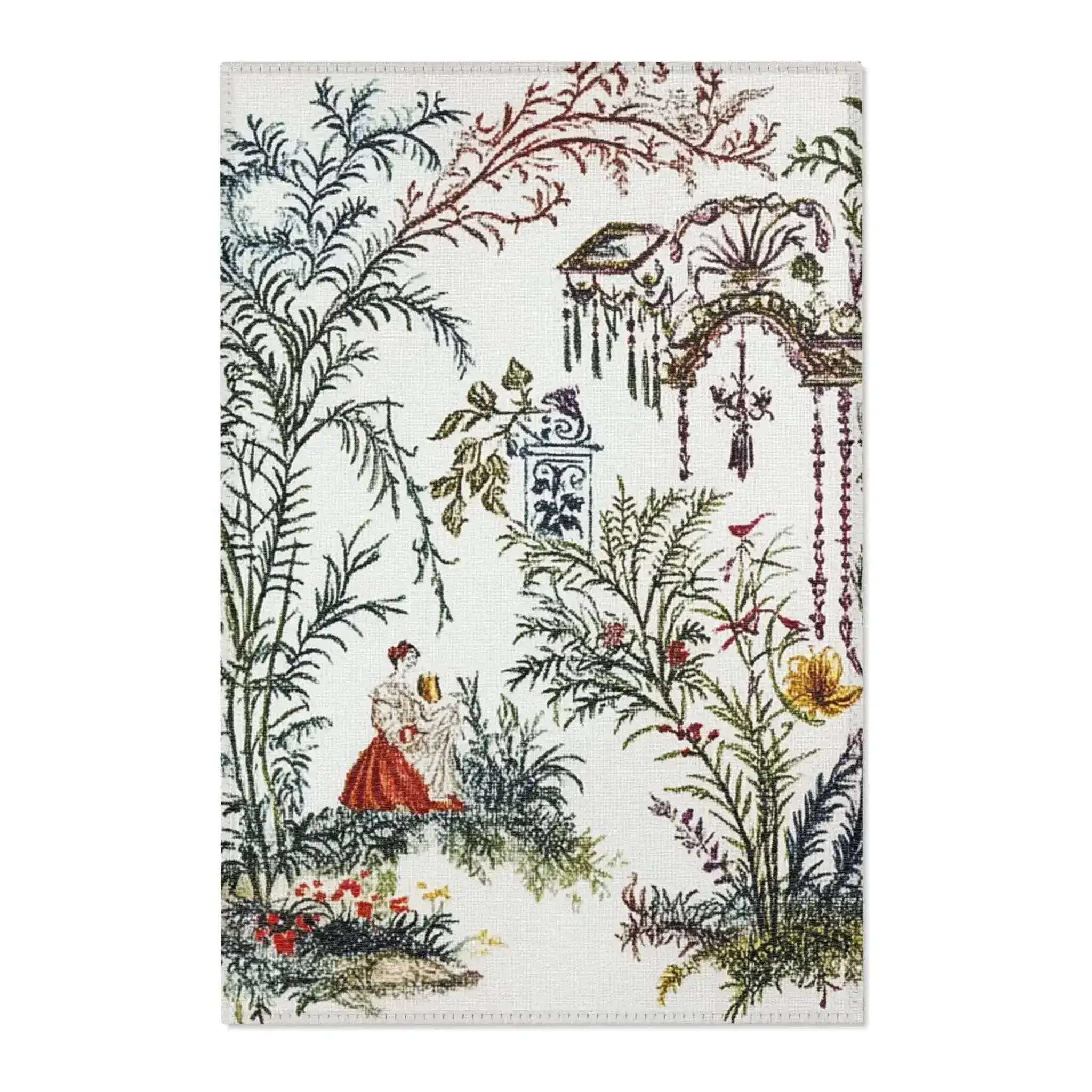 Rococo Garden Tapestry Accent Rug - Image 3
