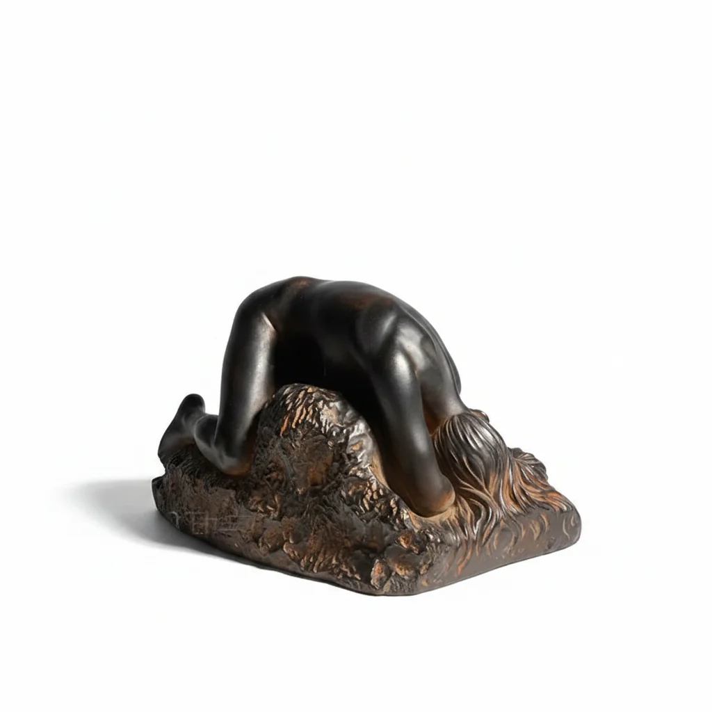 Rodin 'Danaïd' Museum Replica Sculpture - Image 4