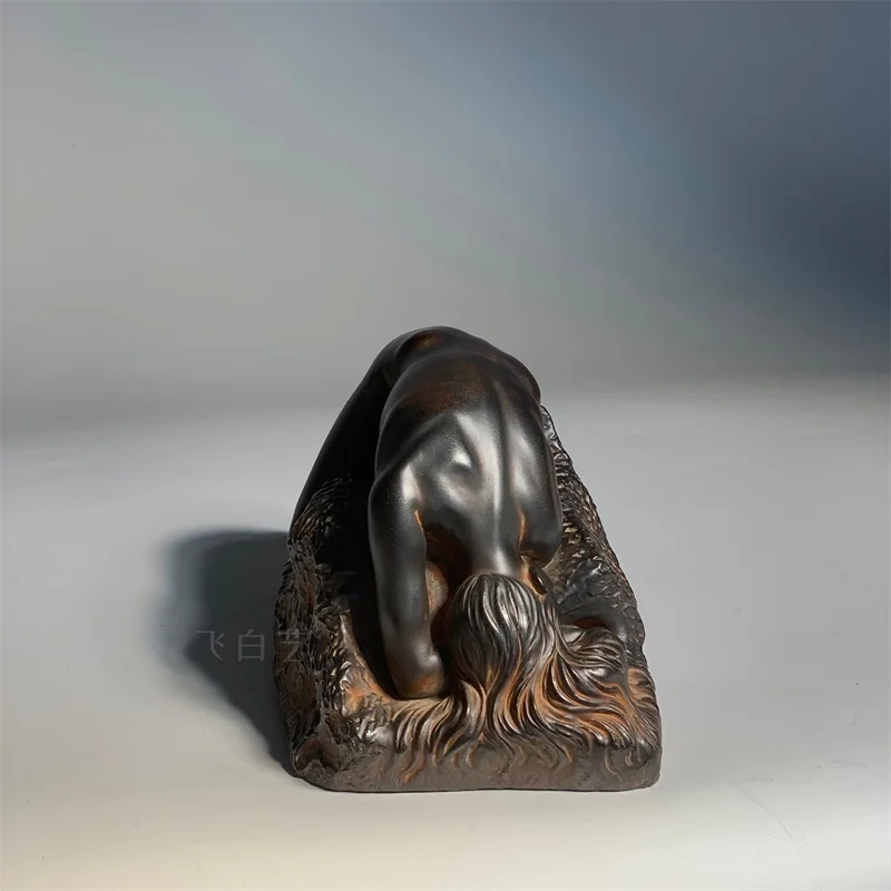 Rodin 'Danaïd' Museum Replica Sculpture - Image 7