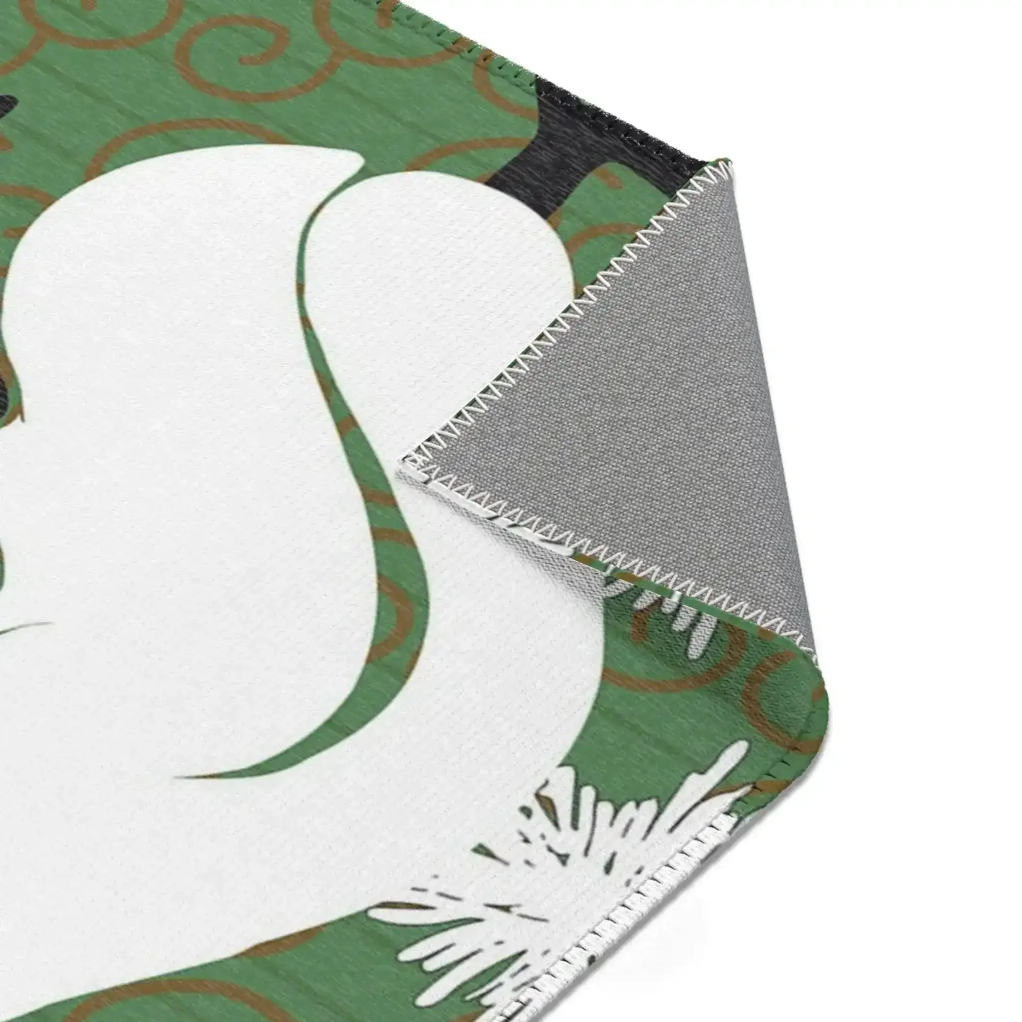 Rooster in Blooming Garden Accent Rug - Image 8