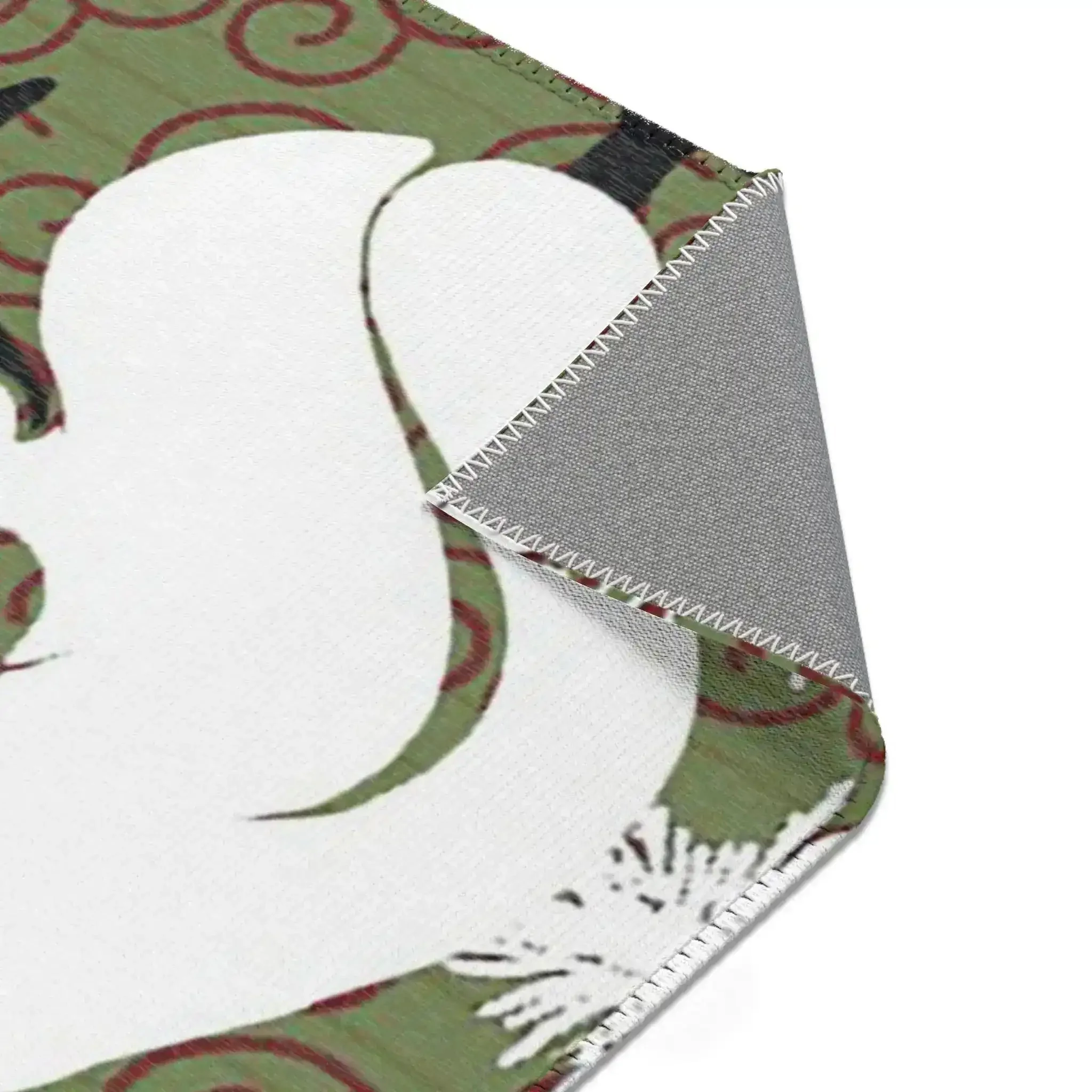 Rooster in Pink Petal Garden Accent Rug - Image 8
