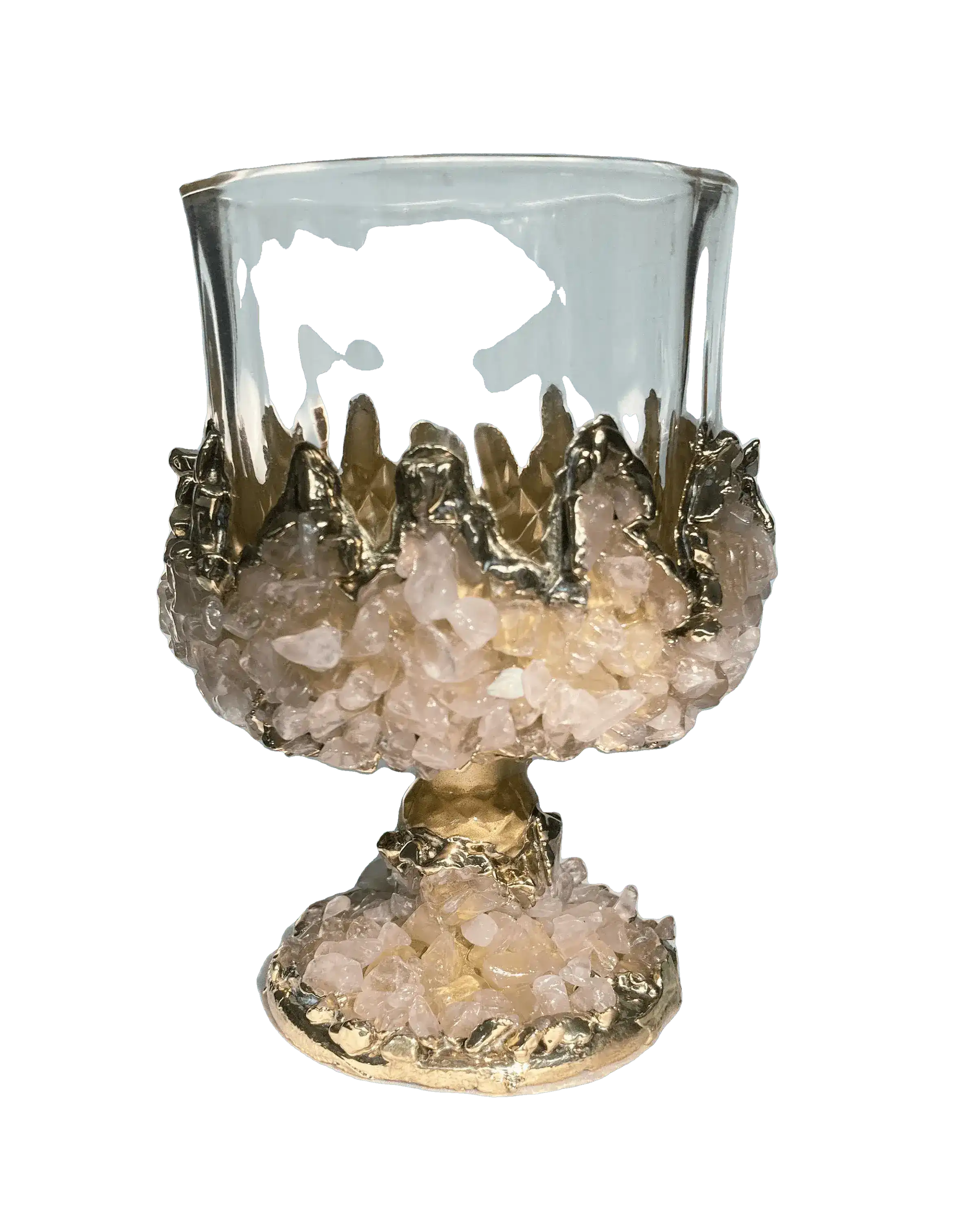 Rose Quartz Mini Wine Glass - Set of 2 - Image 3