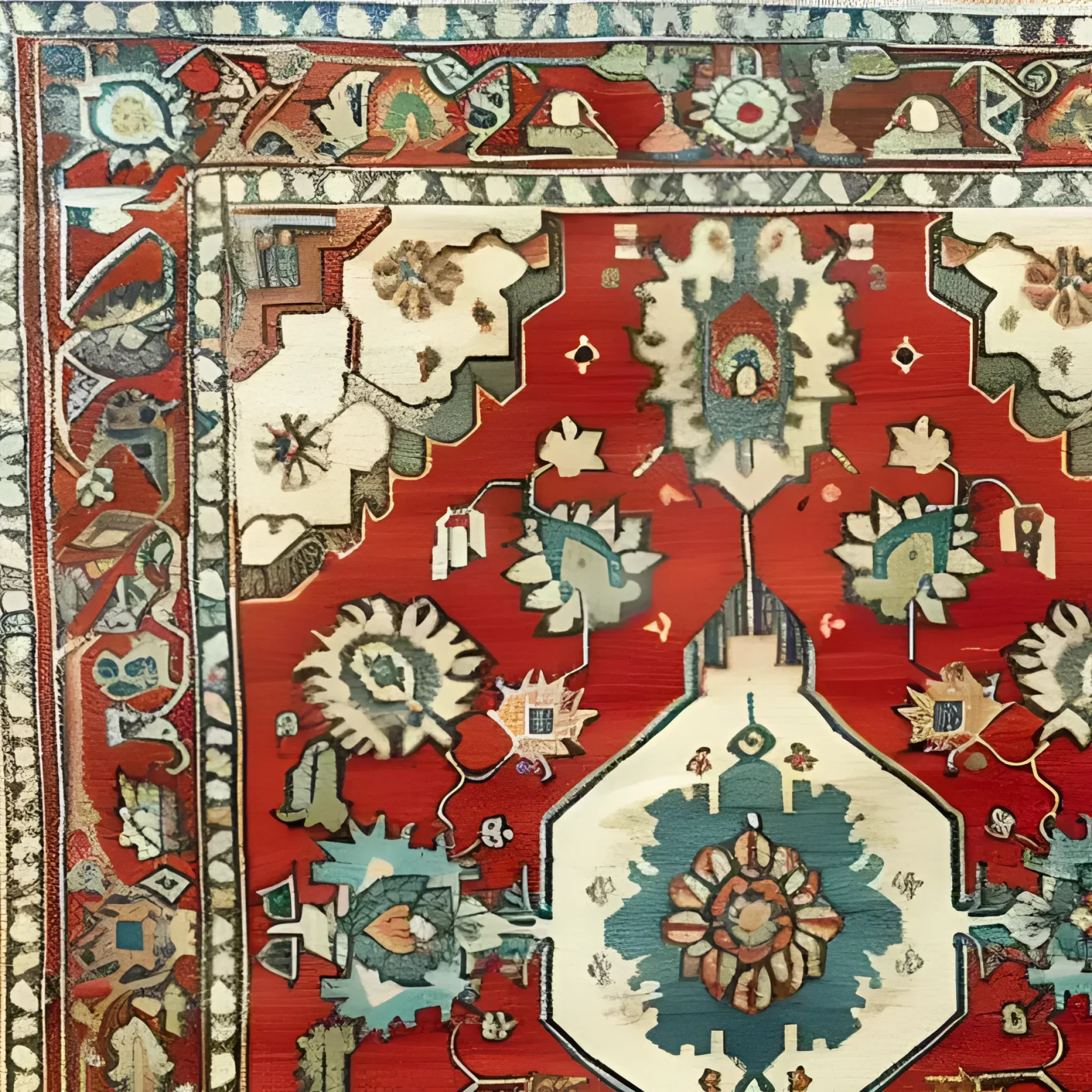 Rosy Retreat Hand Knotted Area Rug - Image 6
