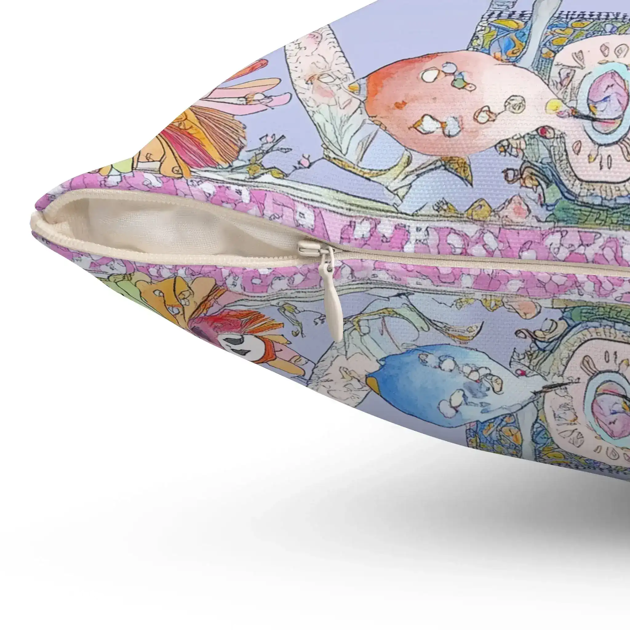 Royal Dream Elephant Throw Pillow - Image 2