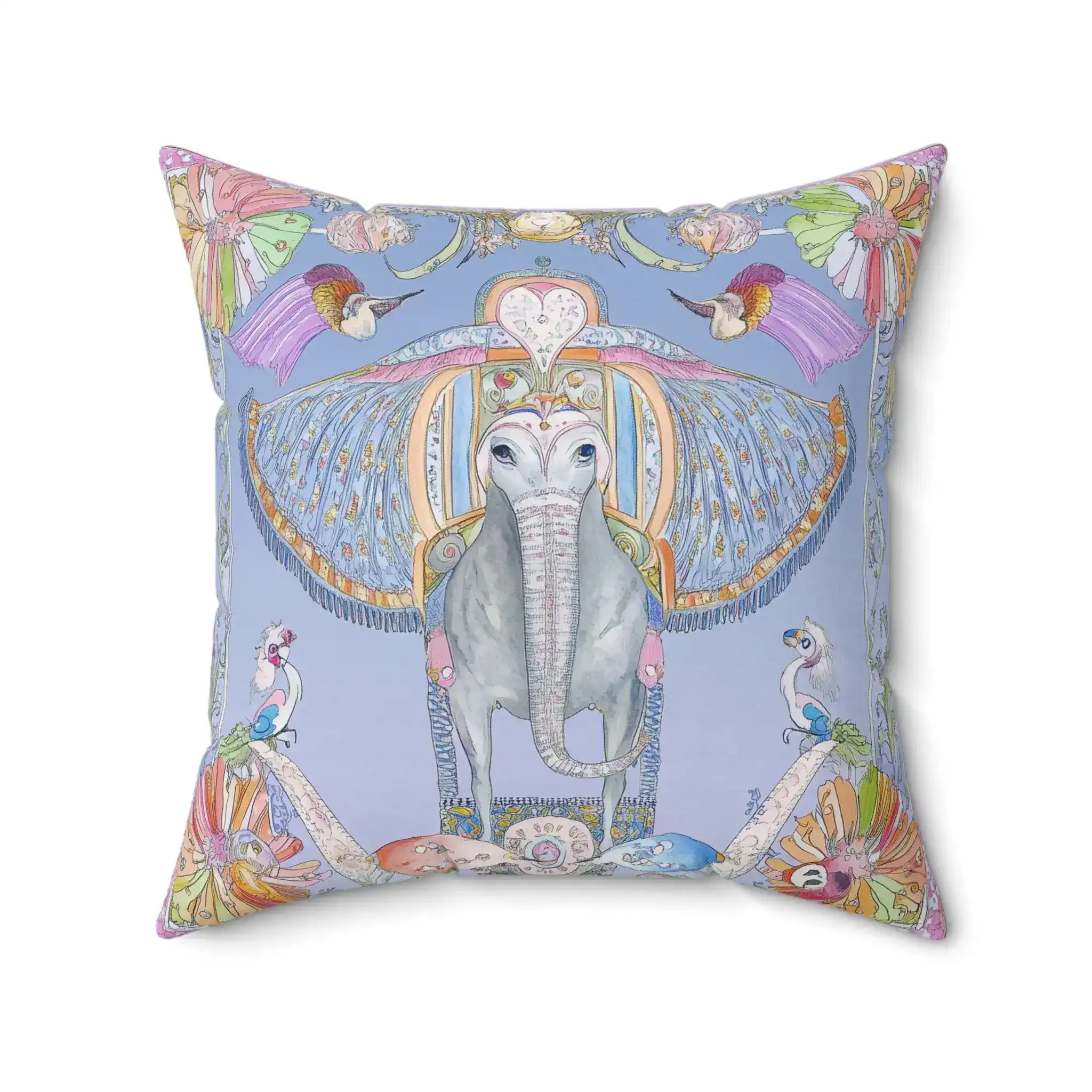 Royal Dream Elephant Throw Pillow - Image 5