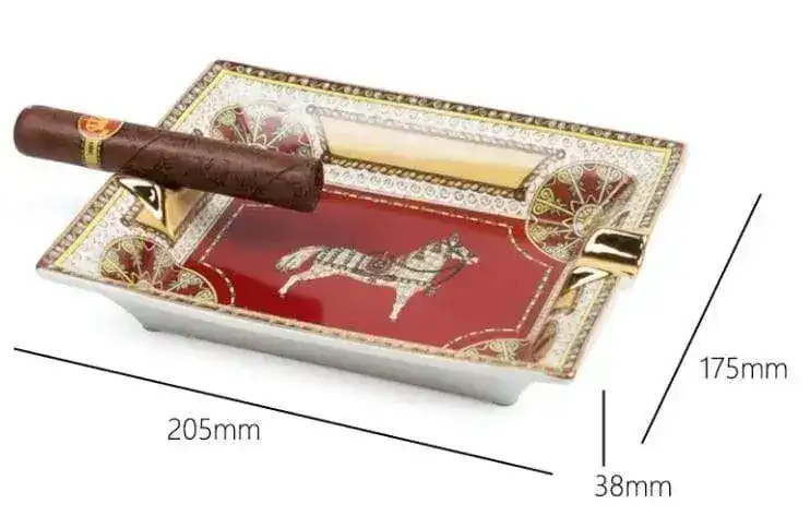Royal Horse Bone China Cigar Holder - Image 6