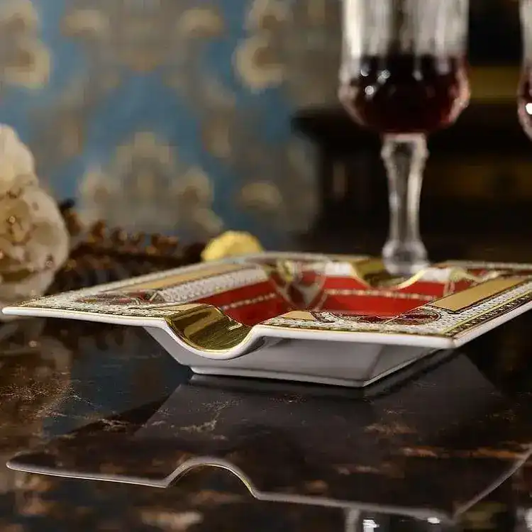 Royal Horse Bone China Cigar Holder - Image 7