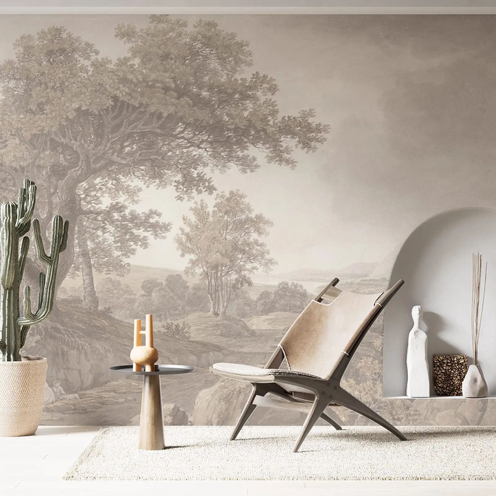 Rural Scenic Landscape Mural - Image 5