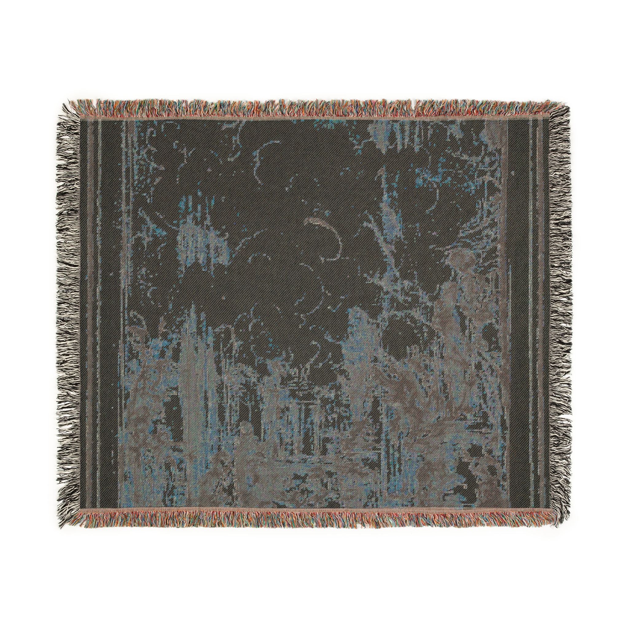 Sacrificial Offering in a Temple Woven Throw Blanket - Image 3