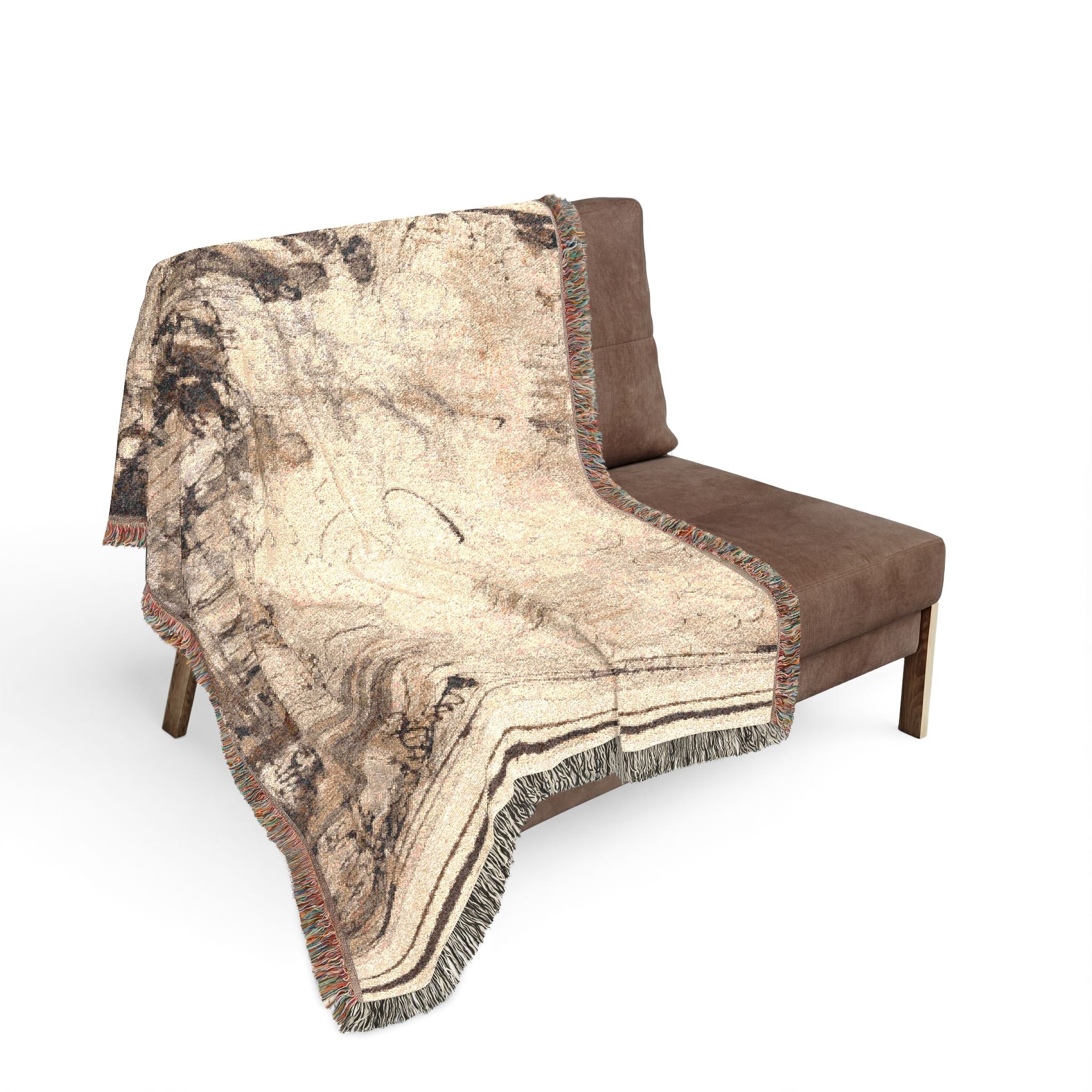 Sacrificial Offering in a Temple Woven Throw Blanket - Image 5