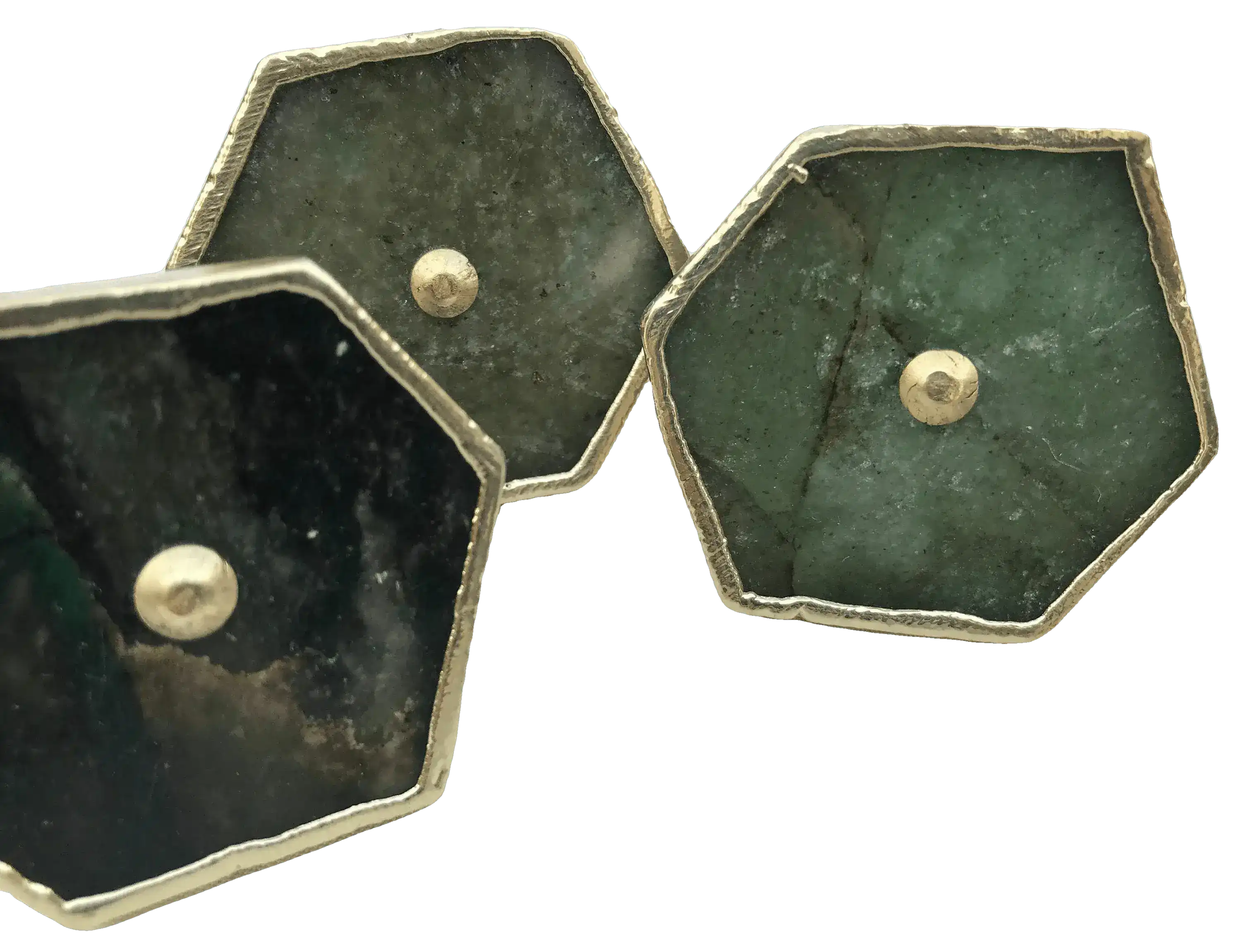 Sage Green Agate Cabinet Door Pull Handle - Set of 6 - Image 2