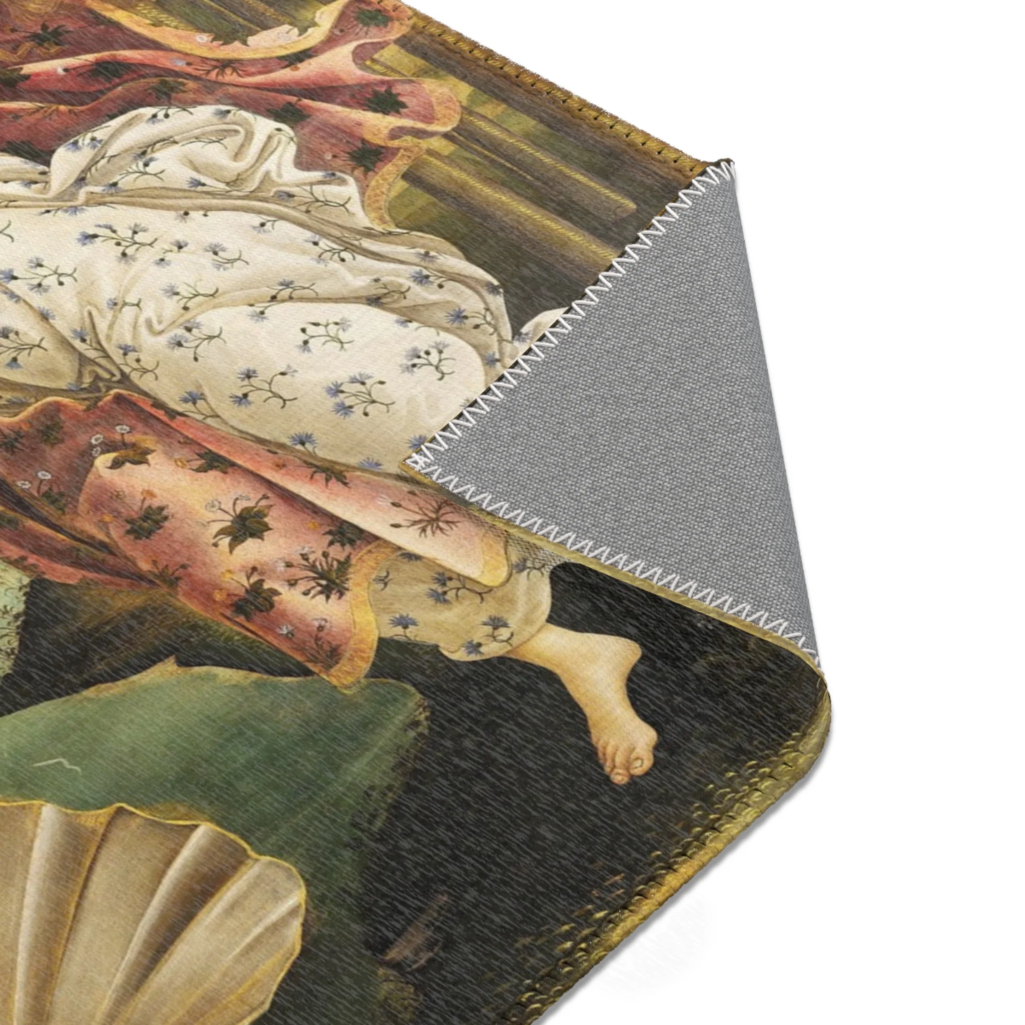 Sandro Botticelli - La nascita di Venere - Google Art Project - edited | Area Rug - Image 15