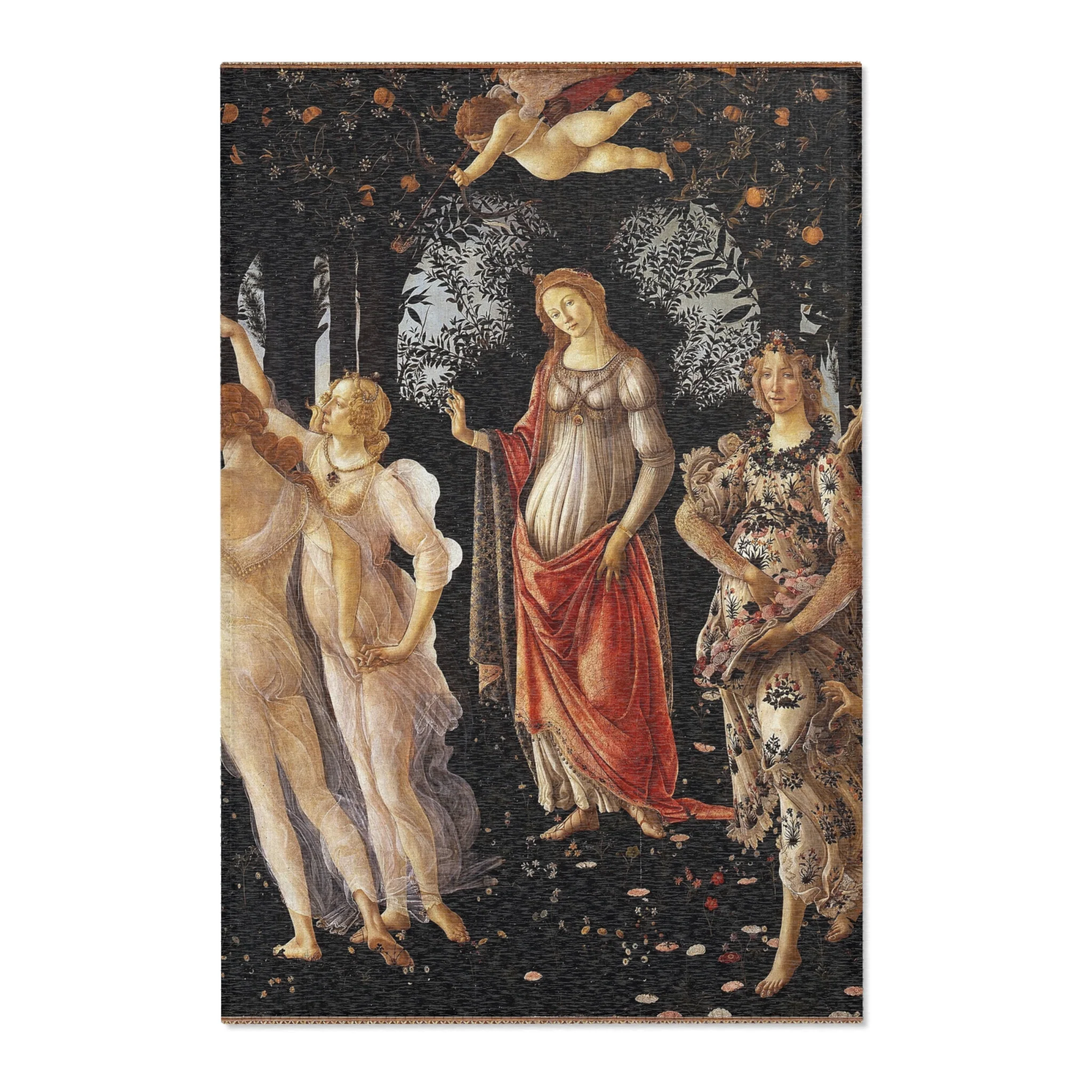 Sandro Botticelli - La Primavera - Google Art Project | Area Rug