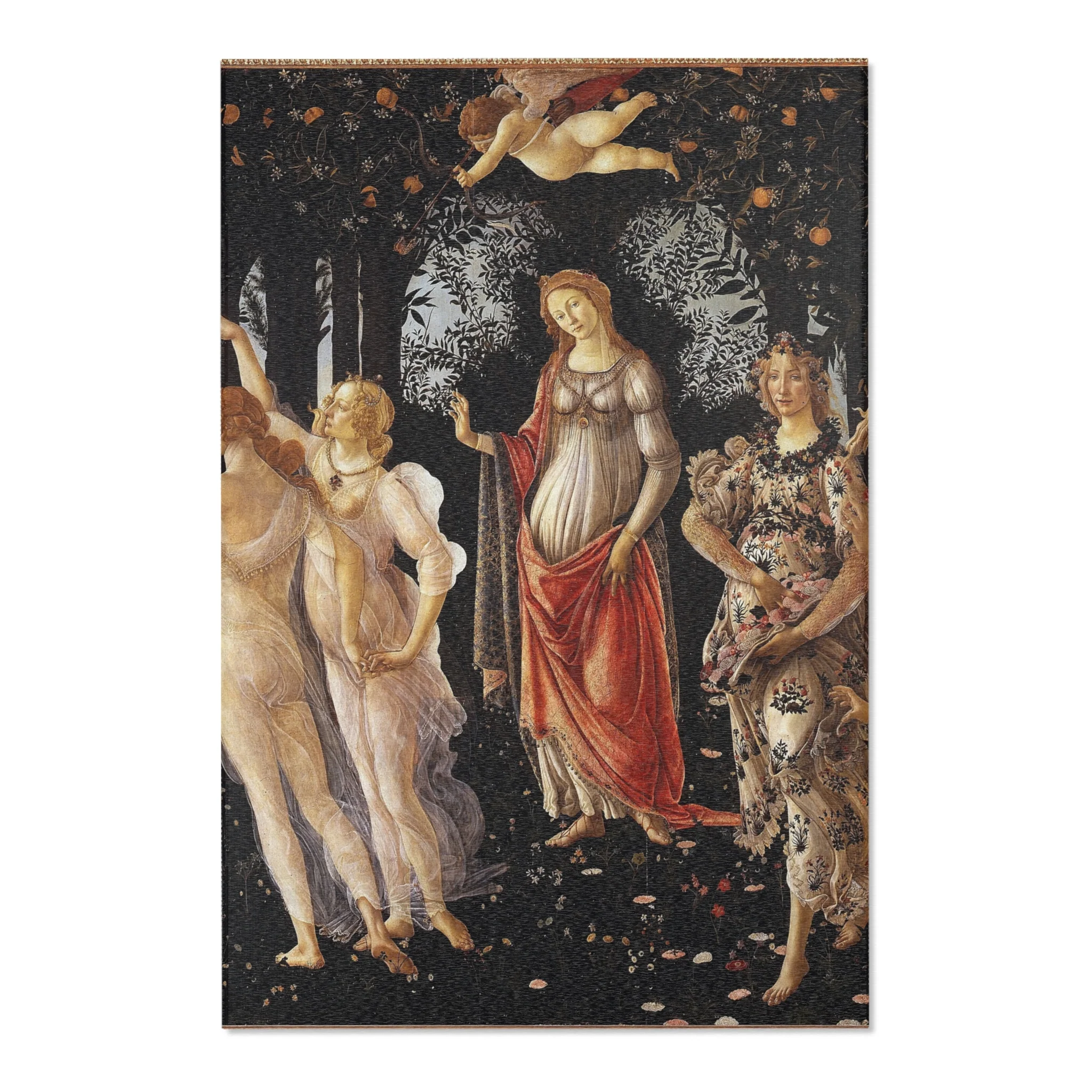 Sandro Botticelli - La Primavera - Google Art Project | Area Rug - Image 3