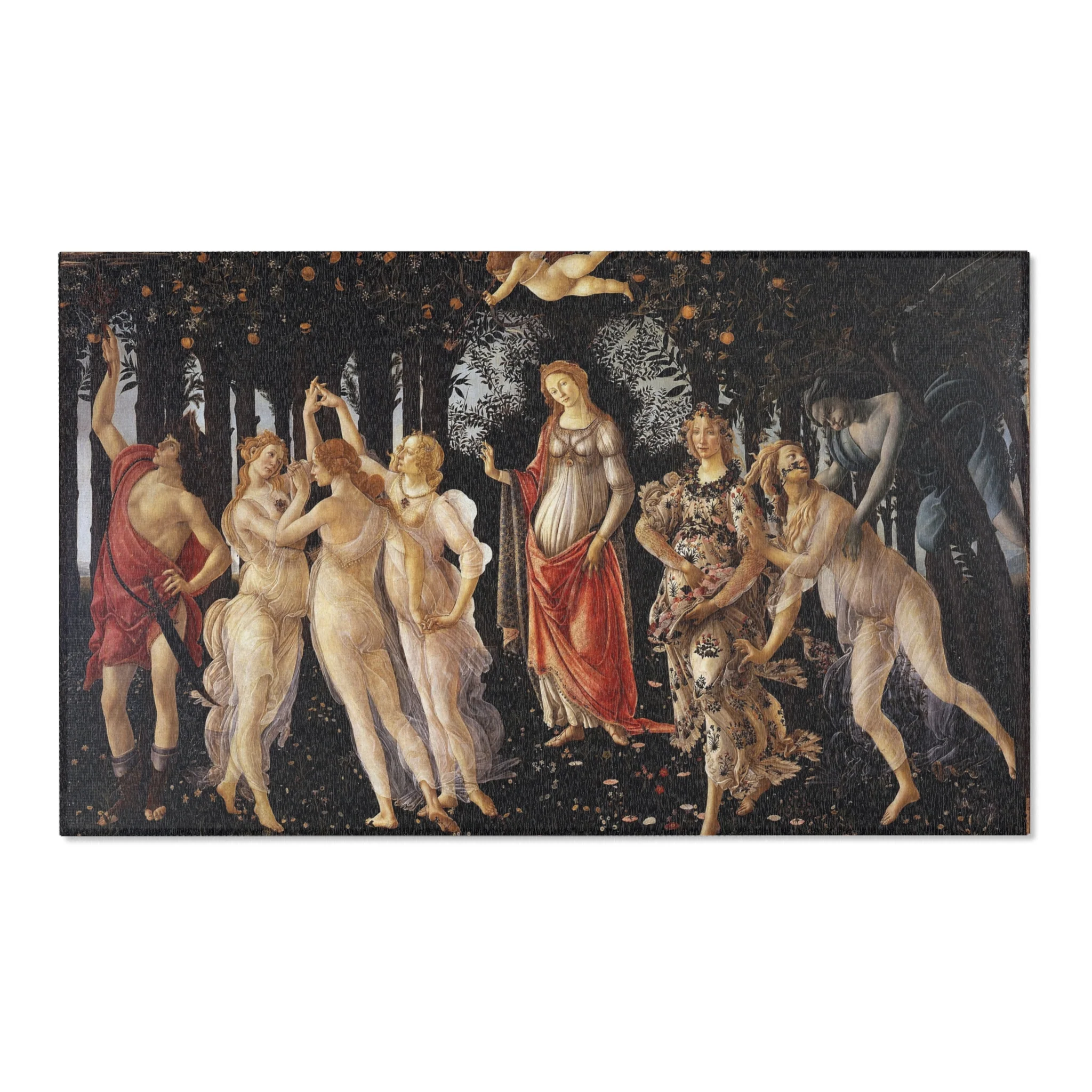 Sandro Botticelli - La Primavera - Google Art Project | Area Rug - Image 5