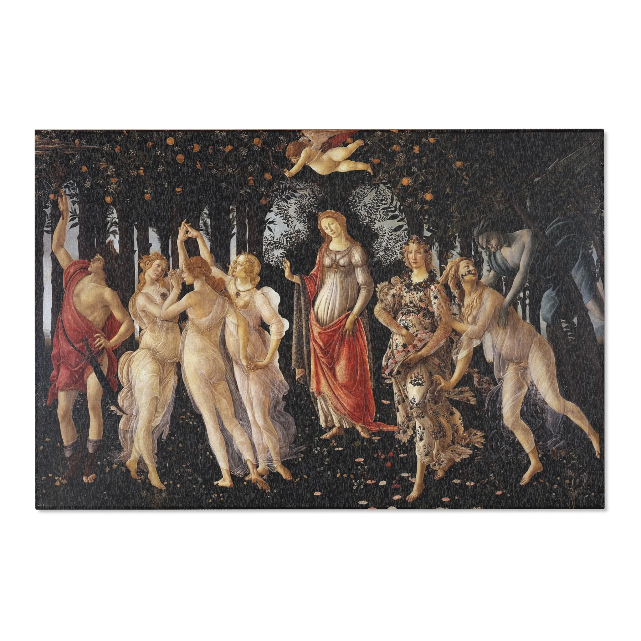 Sandro Botticelli - La Primavera - Google Art Project | Area Rug - Image 6