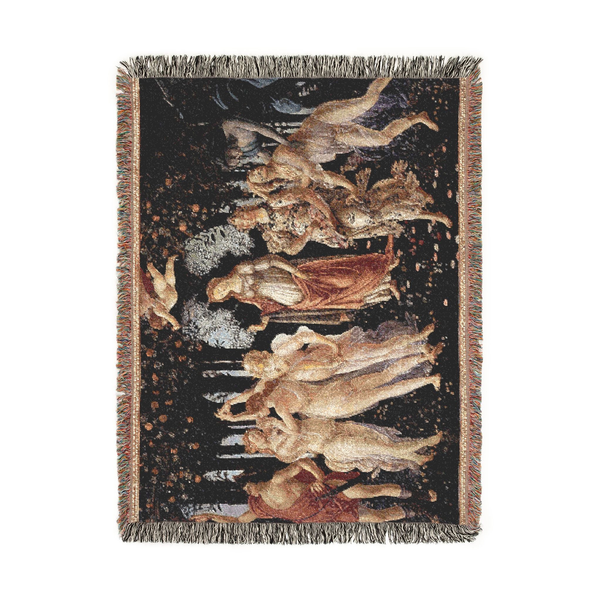 Sandro Botticelli - La Primavera - Google Art Project | Woven Tapestry Blanket - Image 11